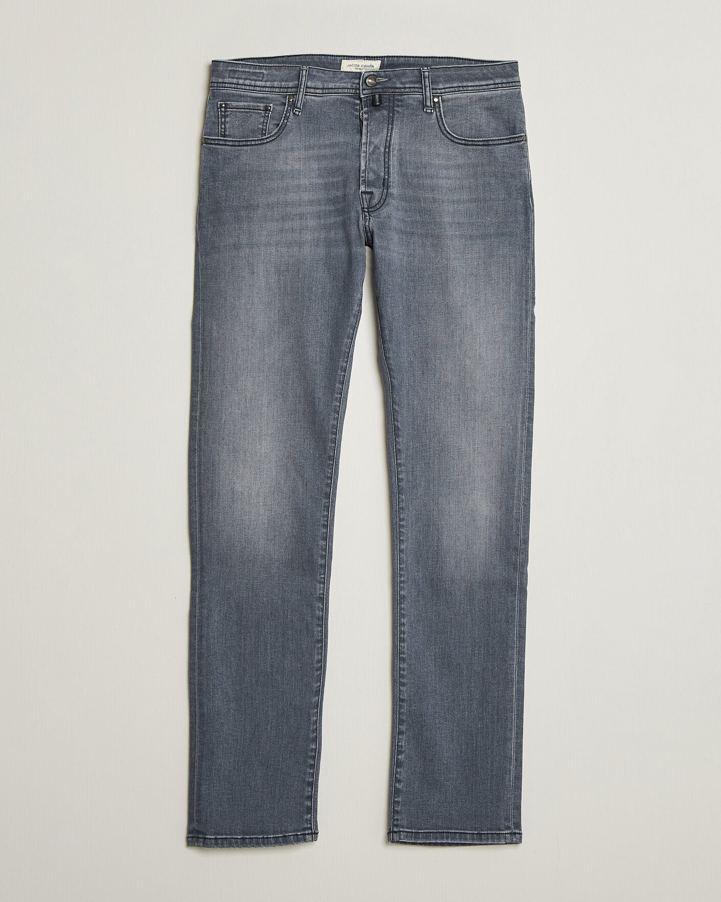 Herr | Jeans | Jacob Cohën | Bard Slim Fit Stretch Jeans Light Grey