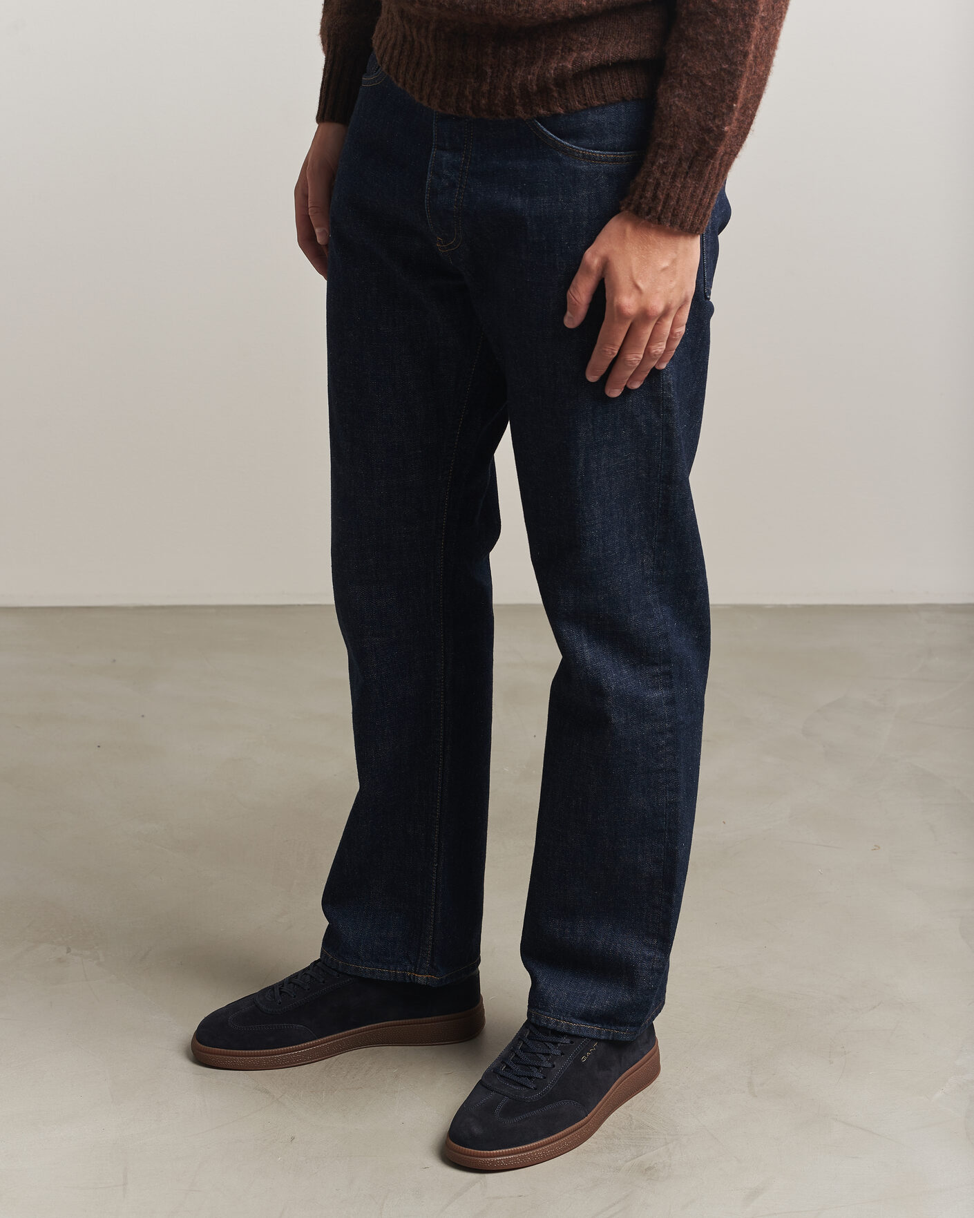 Herr | Sneakers | Gant | Cuzmo Suede Sneaker Marine