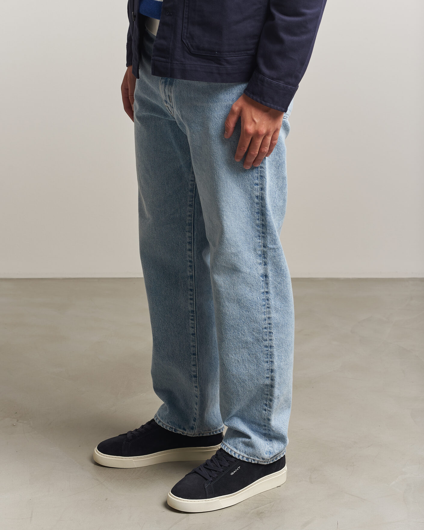 Herr | Sneakers | Gant | Mc Julien Suede Sneaker Dark Blue