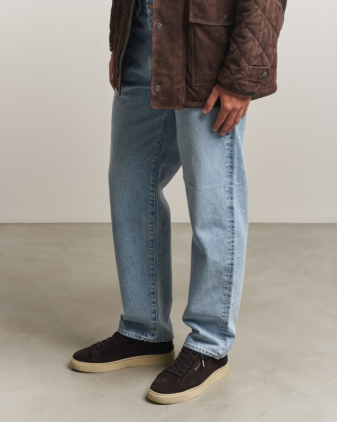 Herr | Sneakers | Gant | Mc Julien Suede Sneaker Dark Brown
