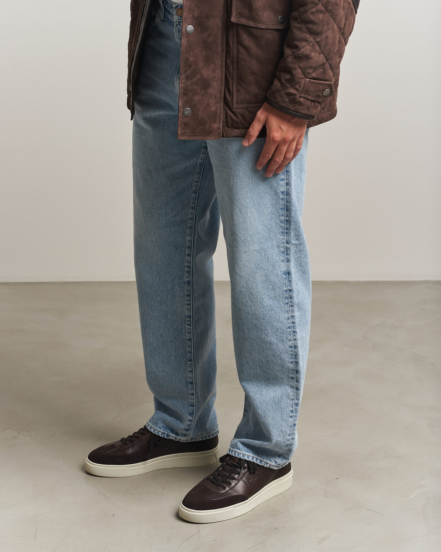 Herr | Sneakers | Gant | Mc Julien Leather/Suede Sneaker Dark Brown
