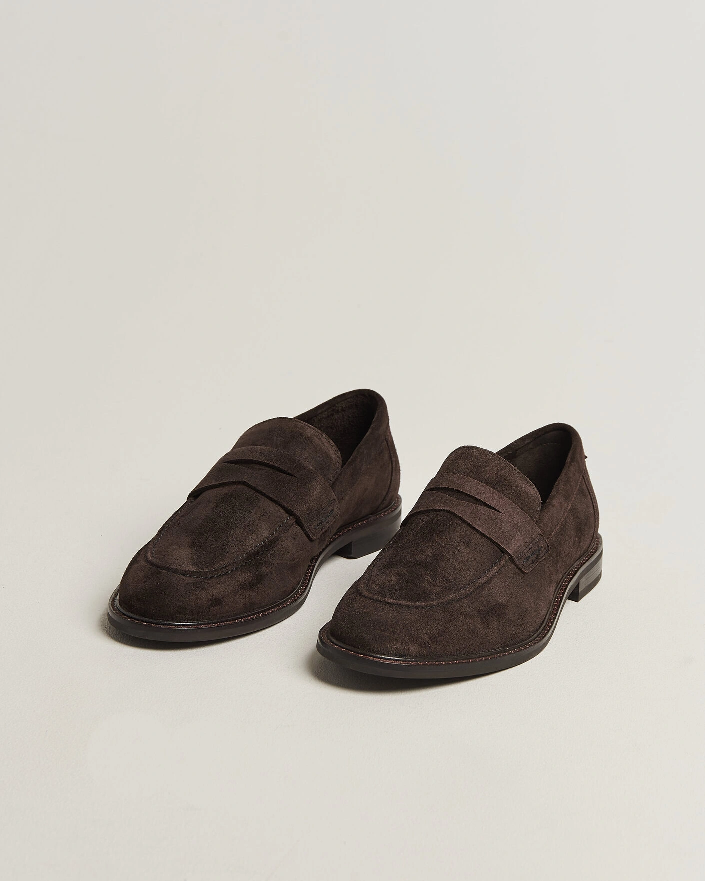Herr | Loafers | Gant | Lozham Suede Loafer Dark Brown