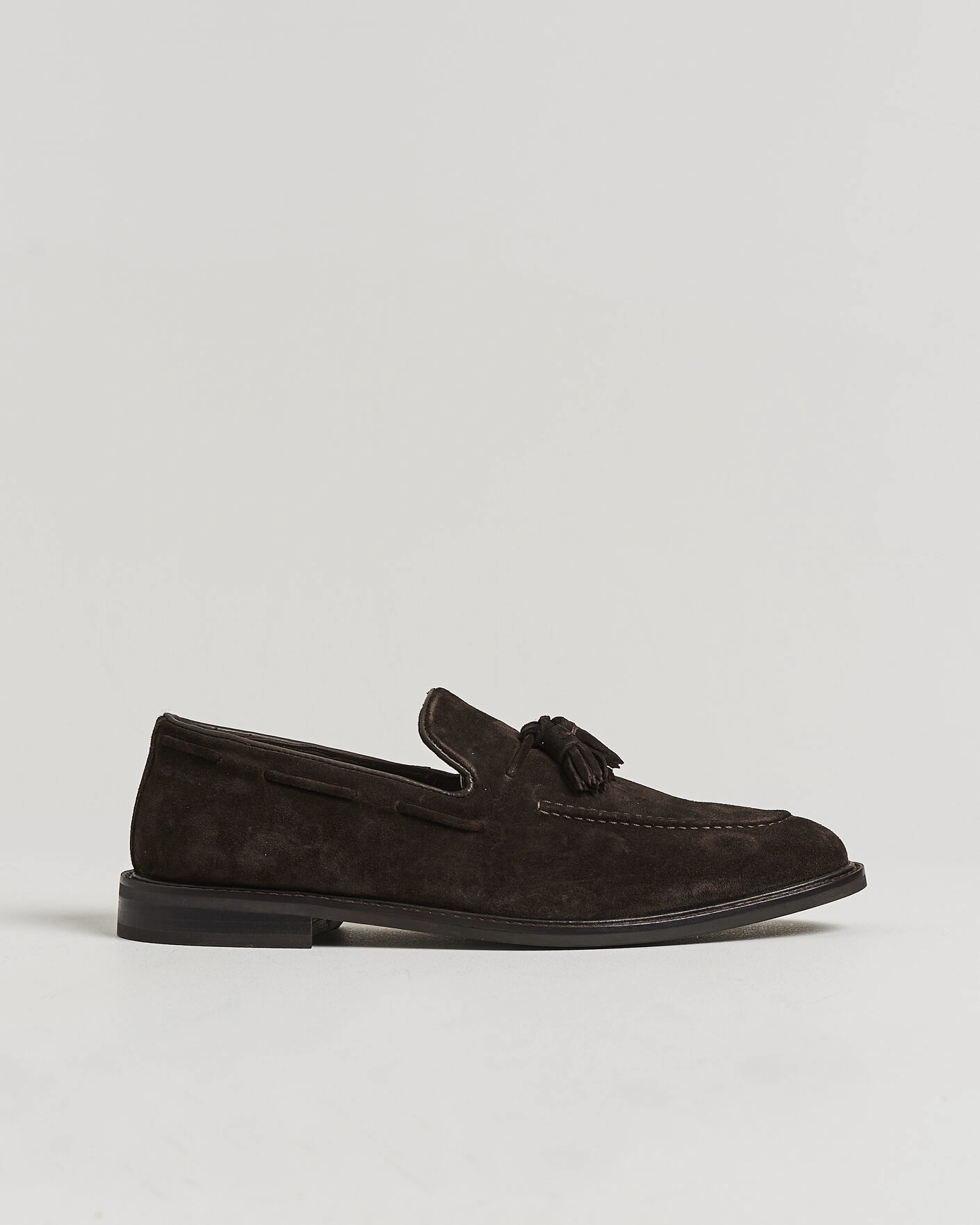 Herr | Loafers | Gant | Lozham Suede Tassle Loafer Dark Brown