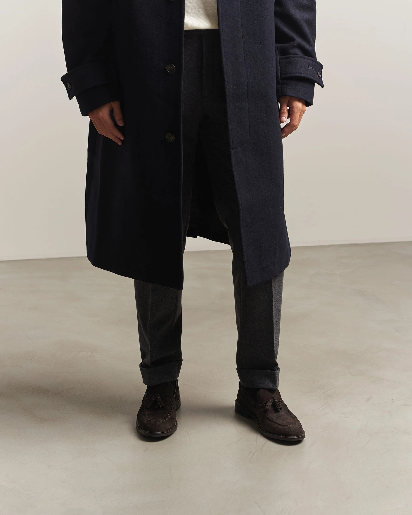 Herr | Loafers | Gant | Lozham Suede Tassle Loafer Dark Brown