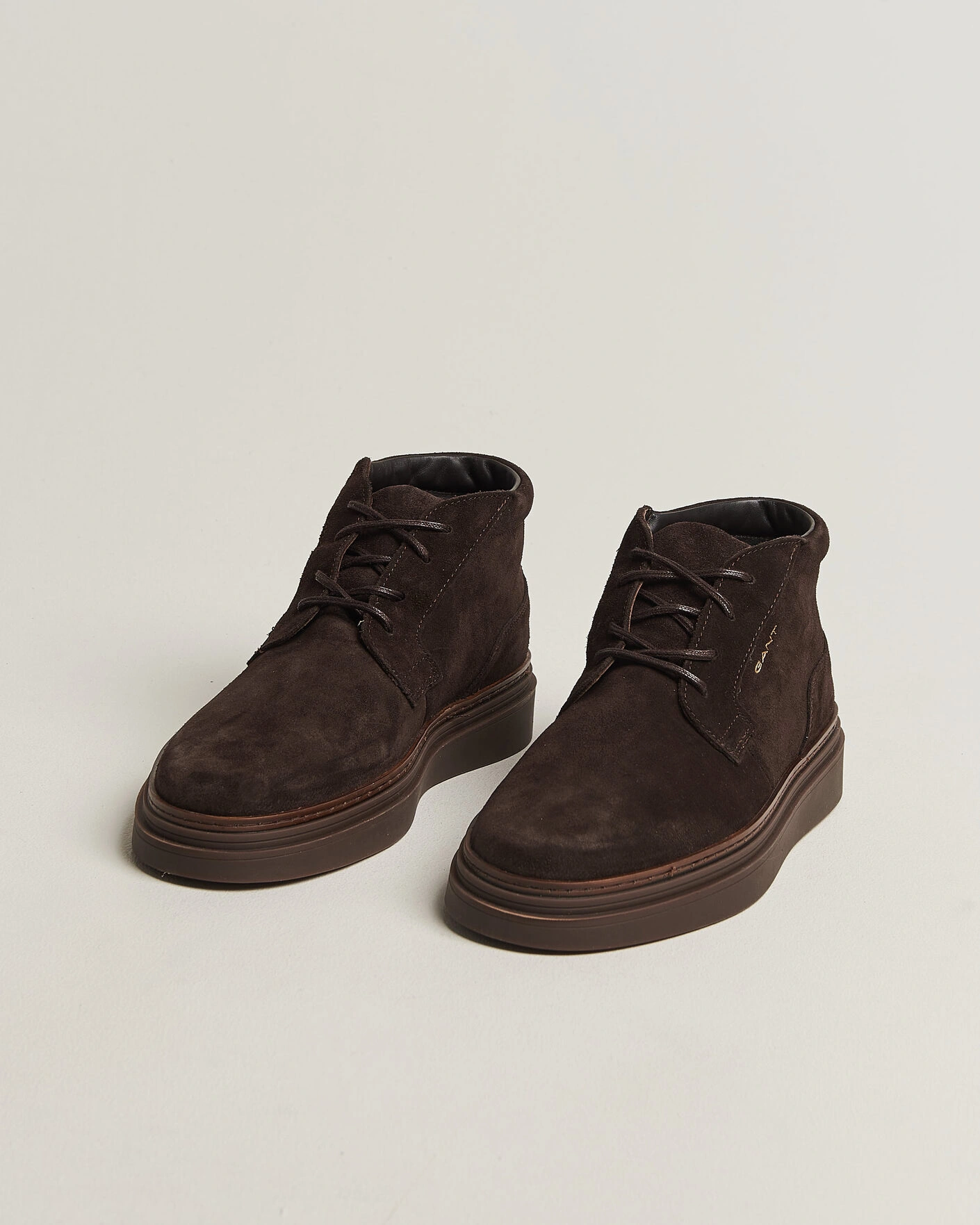 Herr | Kängor | Gant | Kinzoon Suede Chukka Boot Espresso Brown