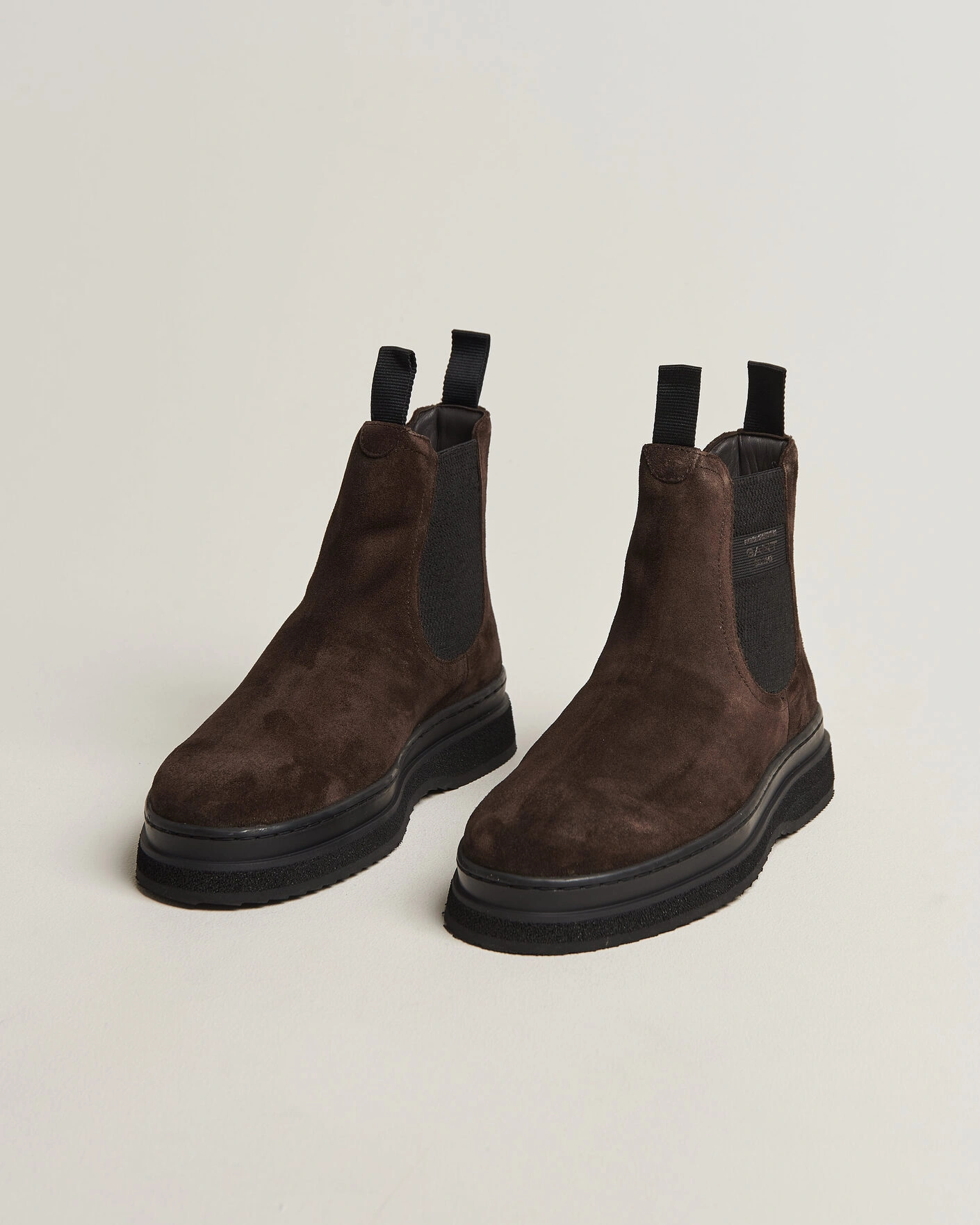 Herr | Kängor | Gant | Blistown Shearling Suede Chelsea Boot Espresso Brown