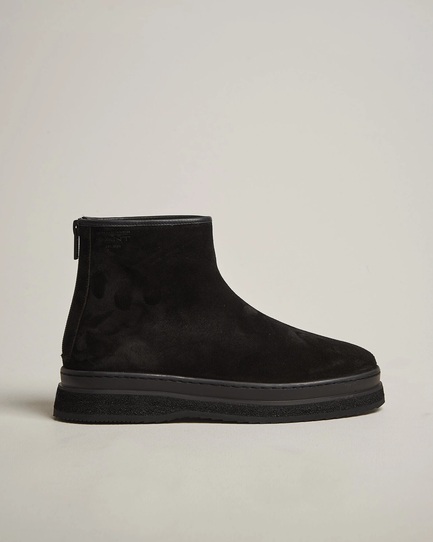 Herr | Kängor | Gant | Blistown Shearling Suede Curling Boot Black