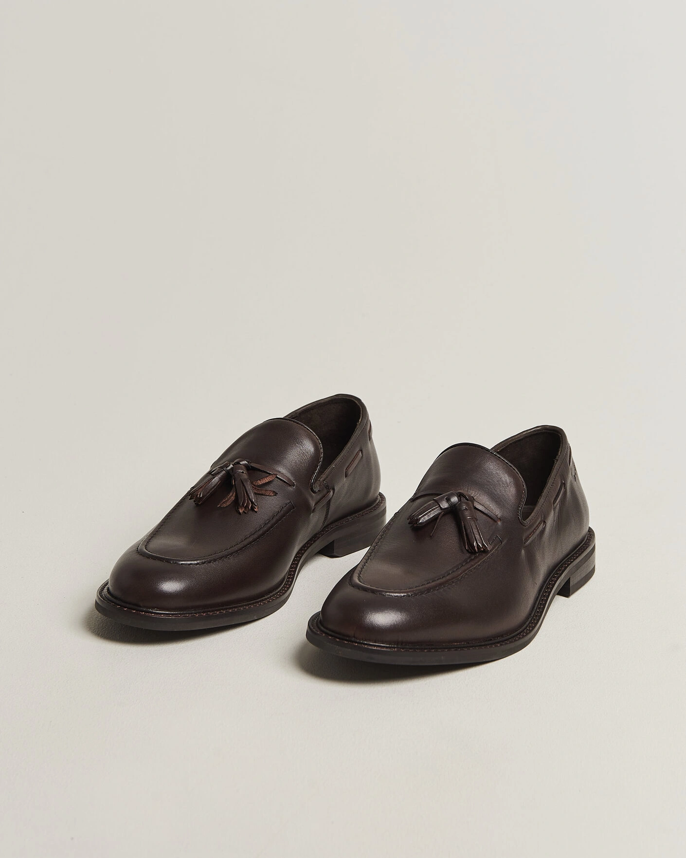 Herr | Loafers | Gant | Lozham Leather Tassle Loafer Dark Brown