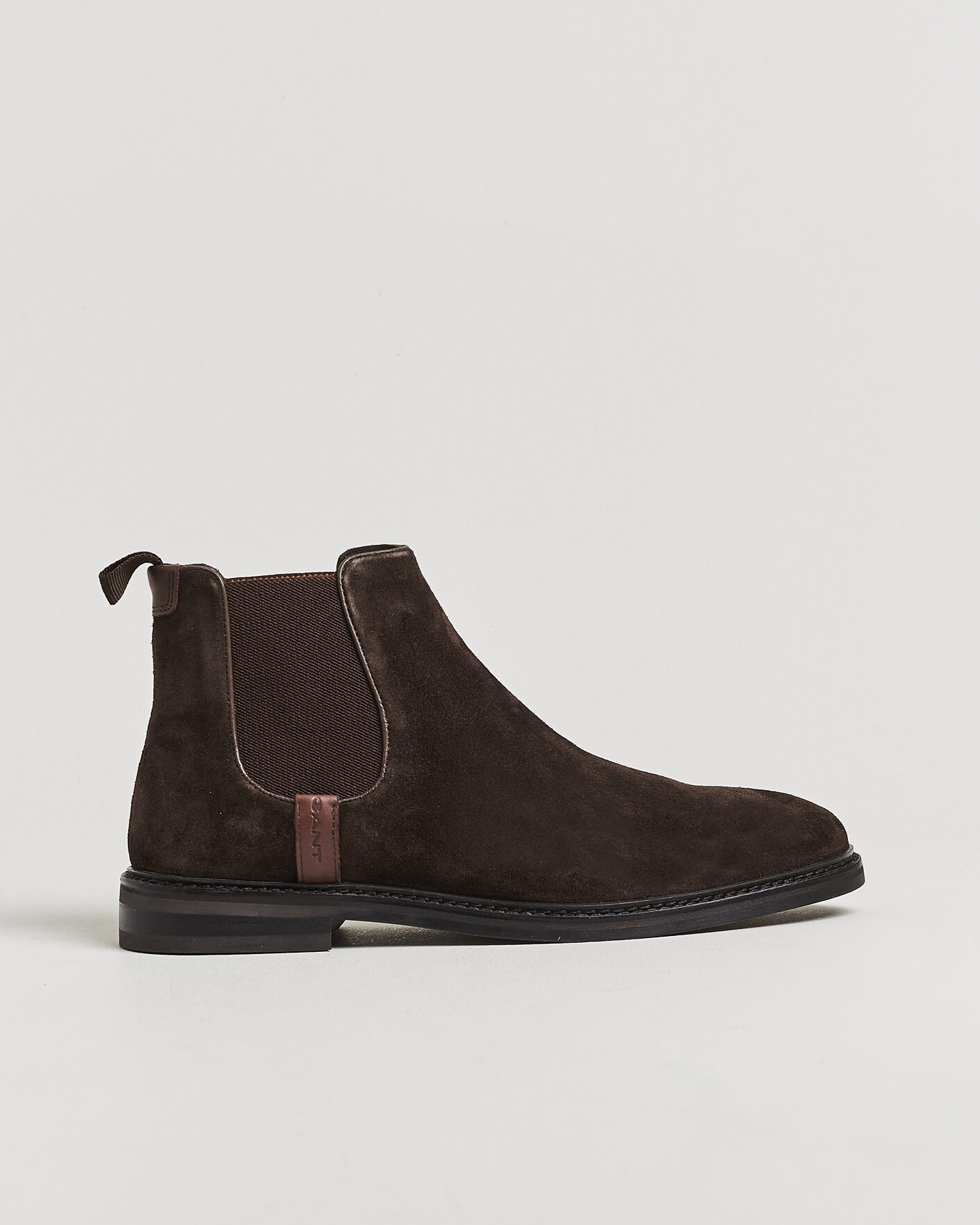 Herr | Kängor | Gant | Bidford Suede Chelsea Boot Dark Brown
