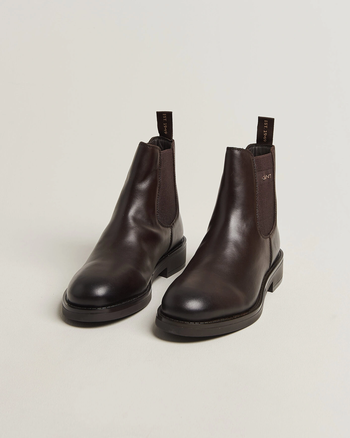 Herr | Kängor | Gant | Prepdale Leather Chelsea Boot Dark Brown