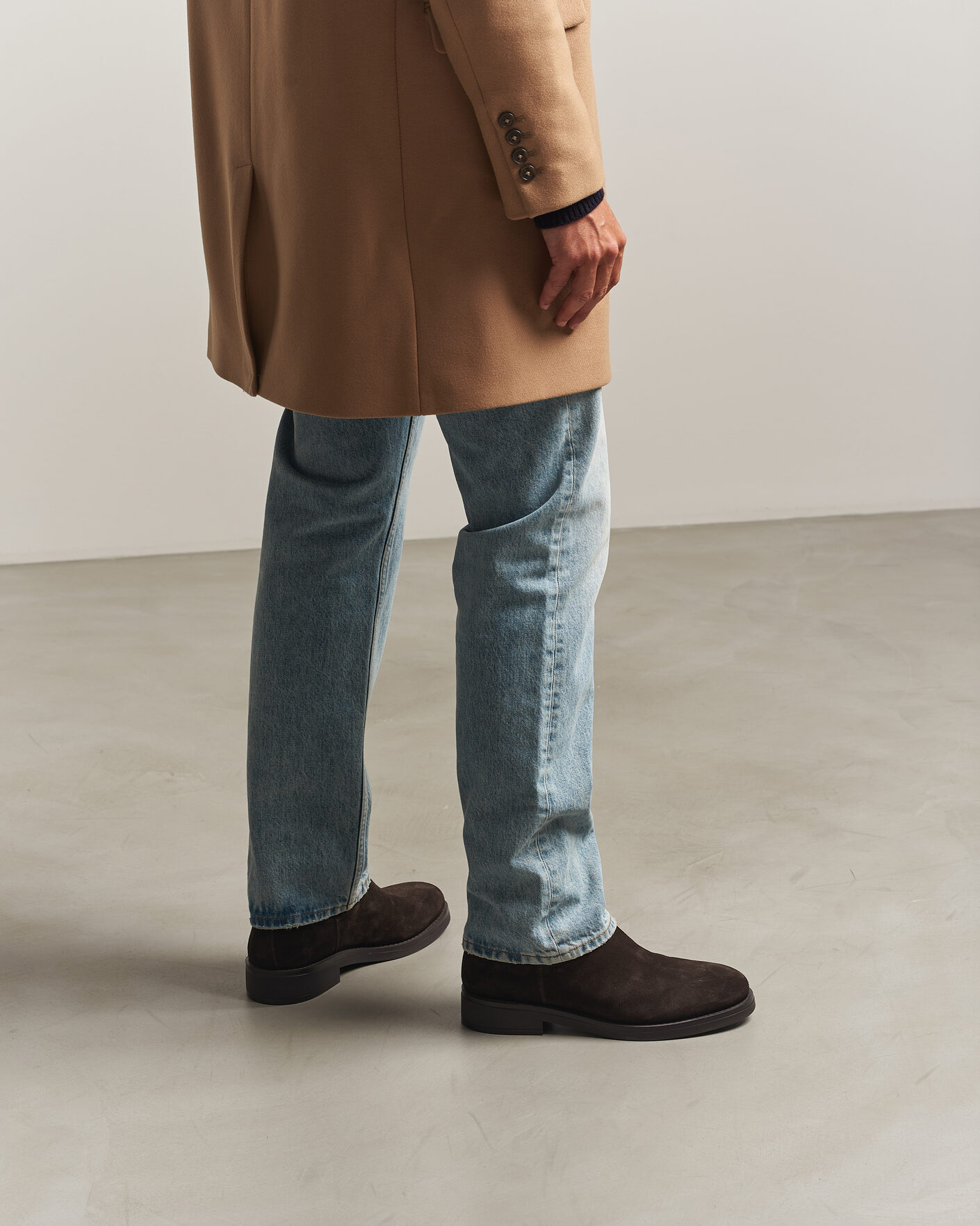 Herr | Kängor | Gant | Prepdale Suede Chelsea Boot Espresso Brown