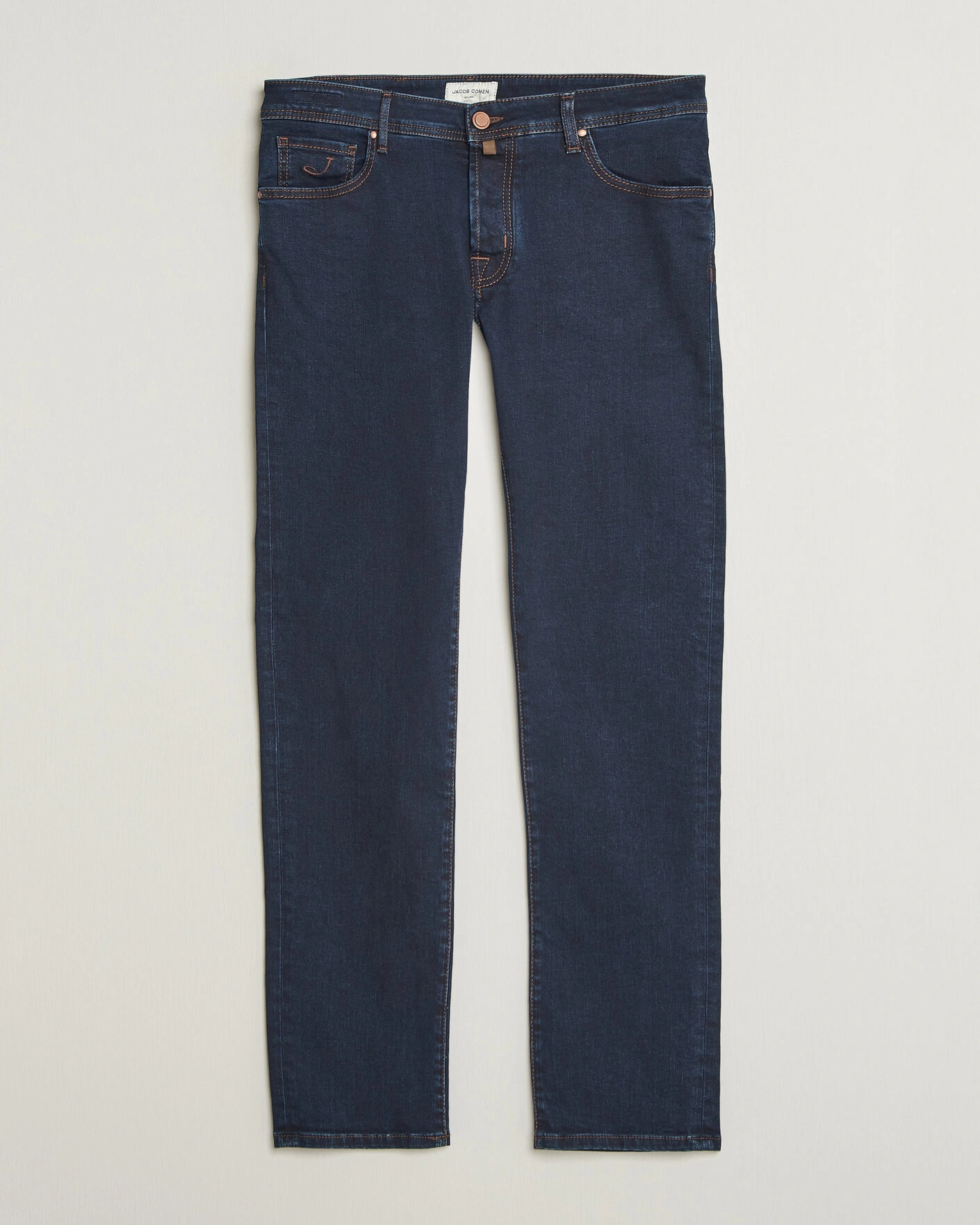 Herr | Jeans | Jacob Cohën | Nick Slim Fit Rinse Wash Stretch Jeans Dark Blue