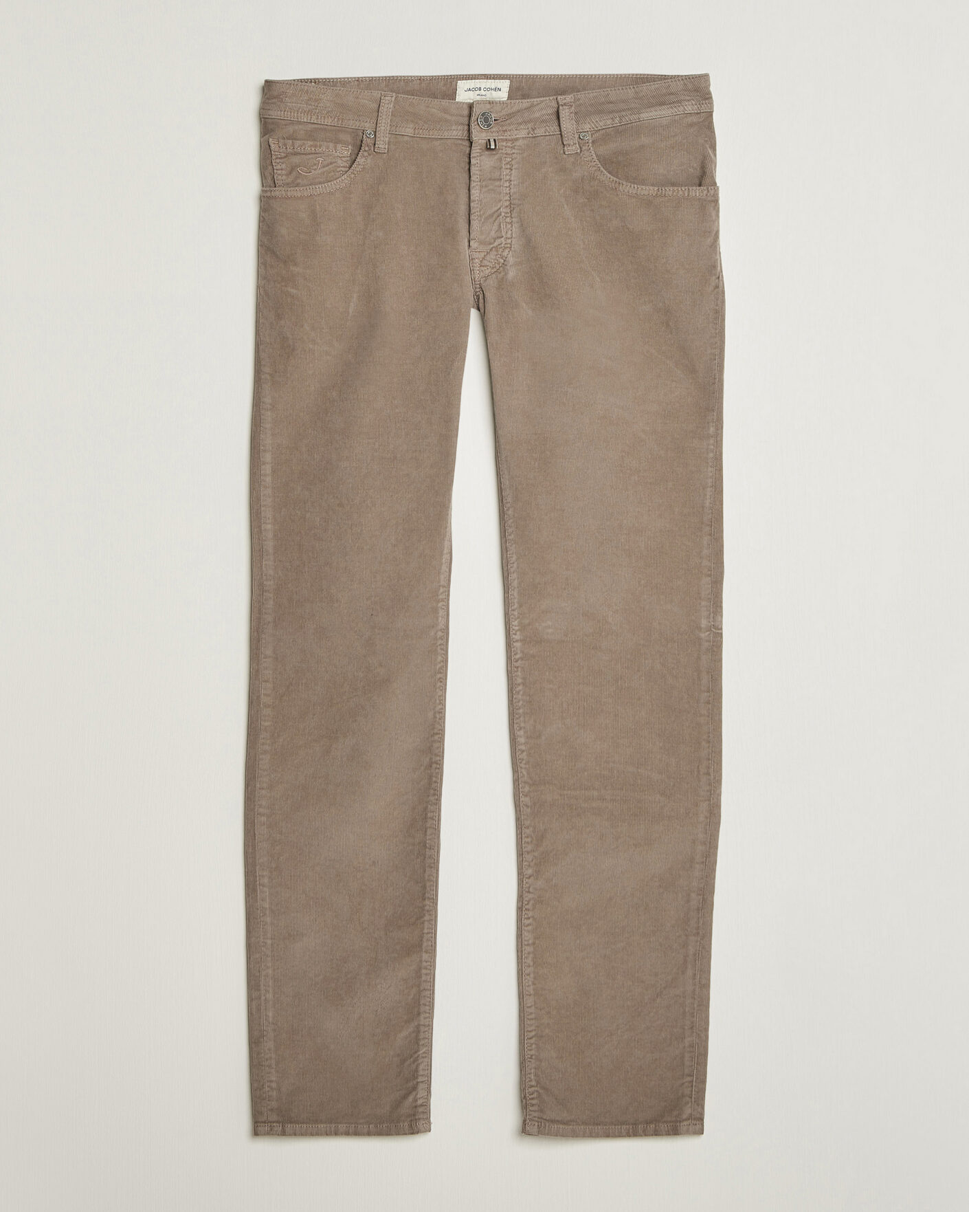 Herr | Byxor | Jacob Cohën | Nick Slim Fit Cotton Trousers Grey