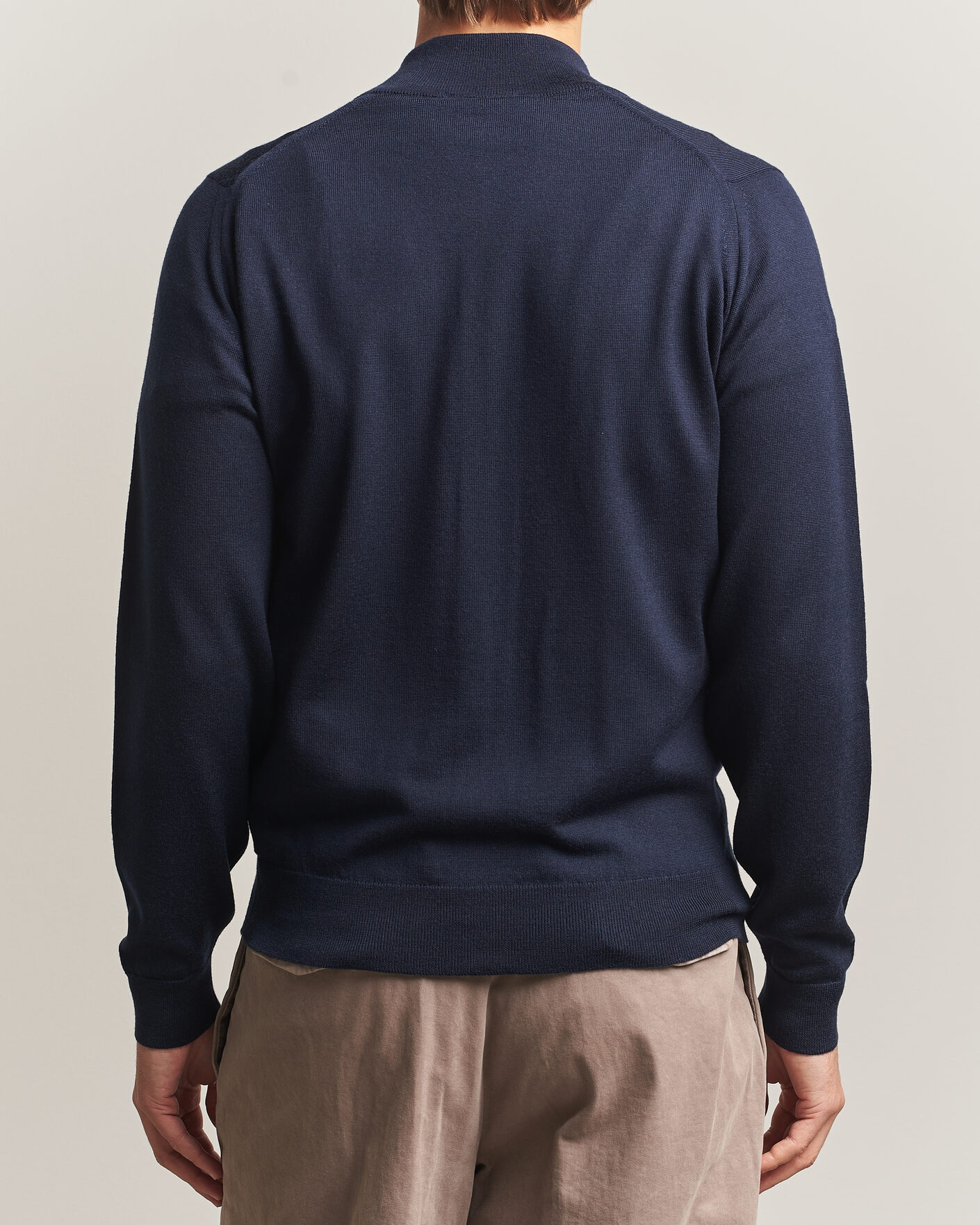 Herr | Tröjor | John Smedley | Claygate Extra Fine Merino Full Zip Midnight