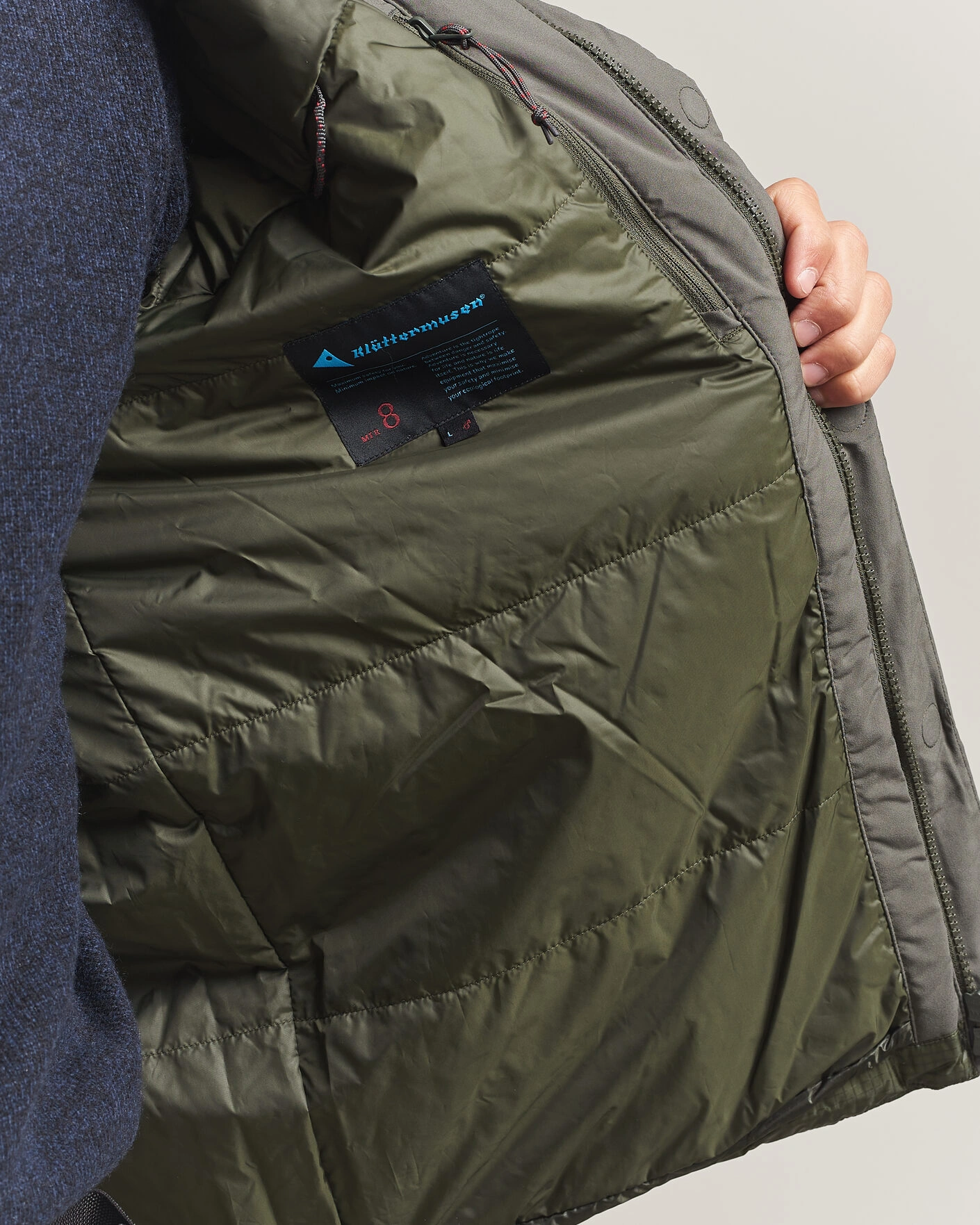 Herr | Jackor | Klättermusen | Rå Hood Jacket Dusky Green