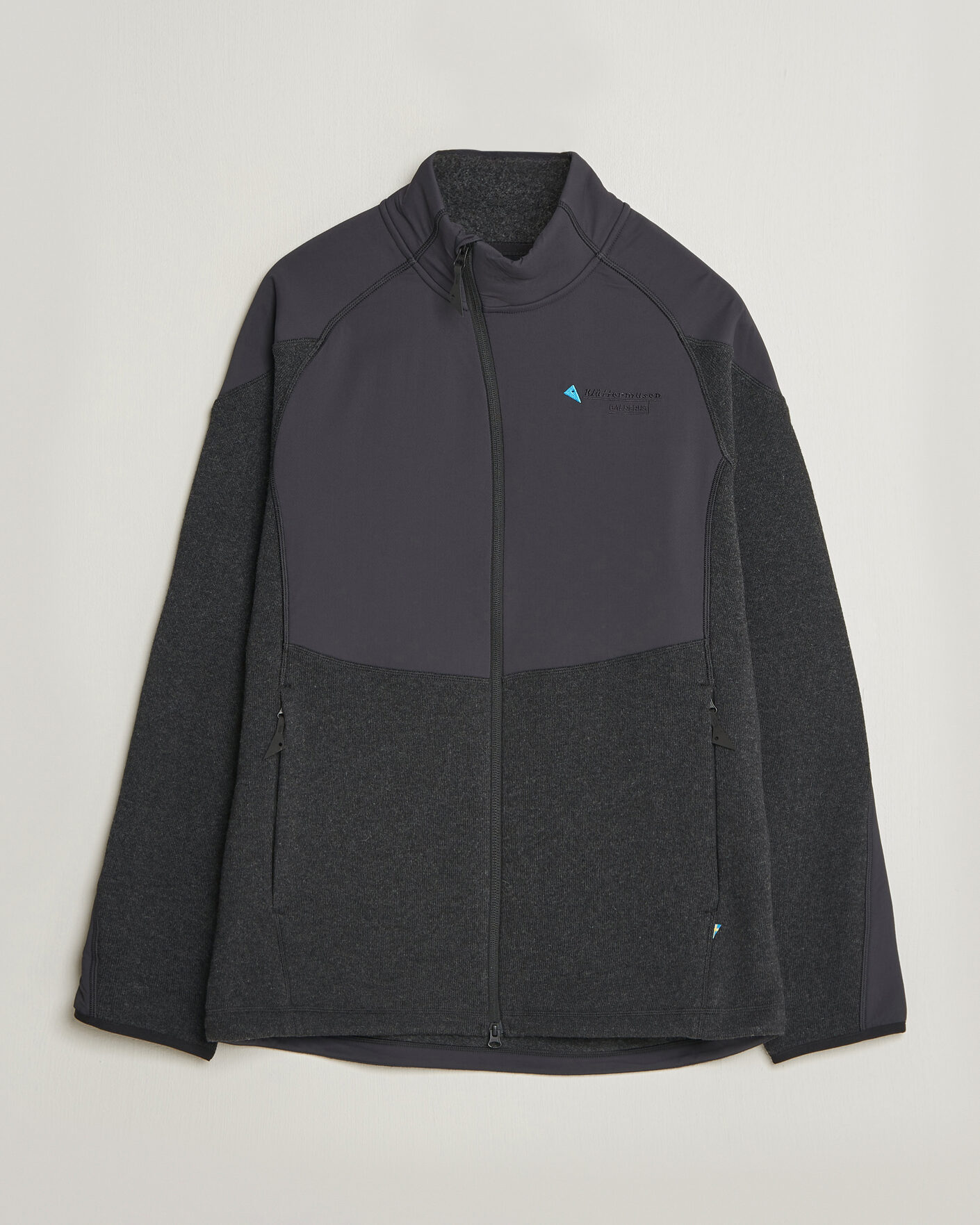 Herr | Tröjor | Klättermusen | Balderus Wool Fleece Hood Jacket Black
