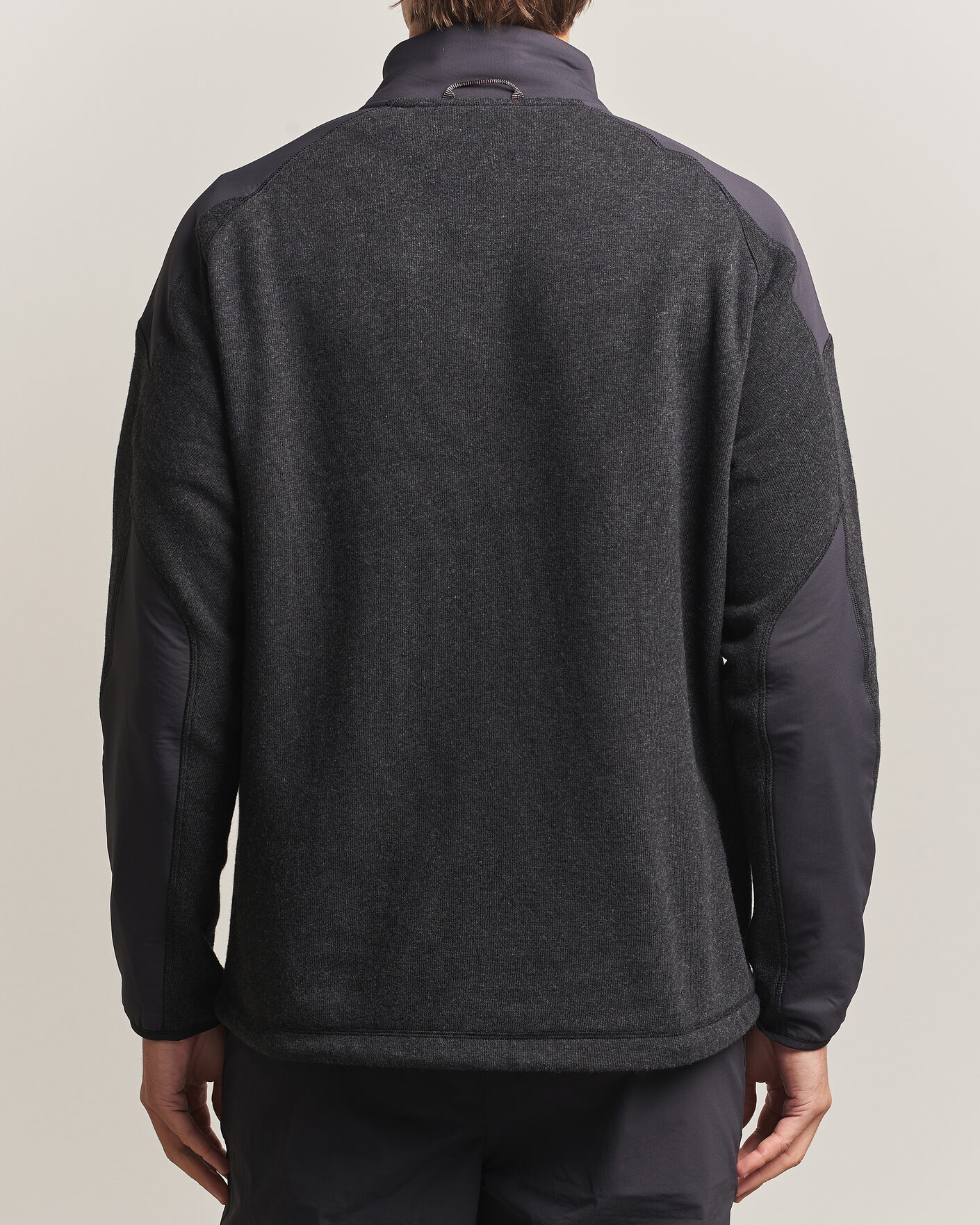 Herr | Tröjor | Klättermusen | Balderus Wool Fleece Hood Jacket Black