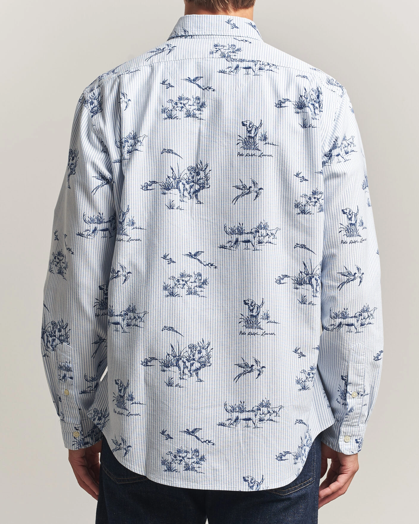 Herr | Skjortor | Polo Ralph Lauren | Custom Fit Printed Oxford Shirt Field & Pheasant