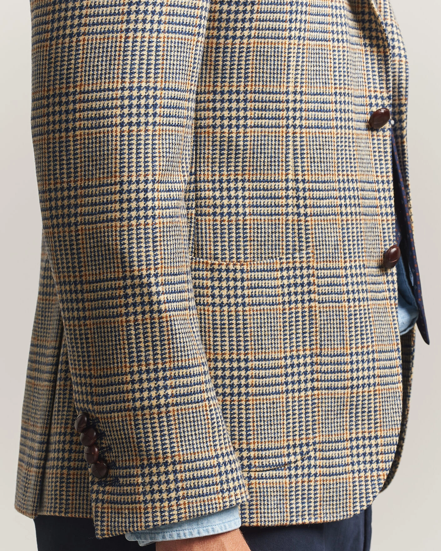 Herr | Kavajer | Morris | Merino Cashmere Blazer Blue