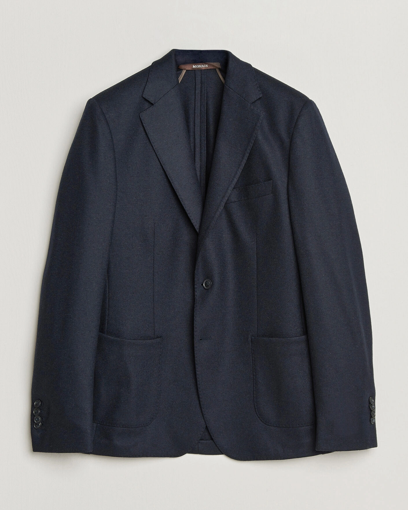 Herr | Kavajer | Morris | Wool Jersey Blazer Navy