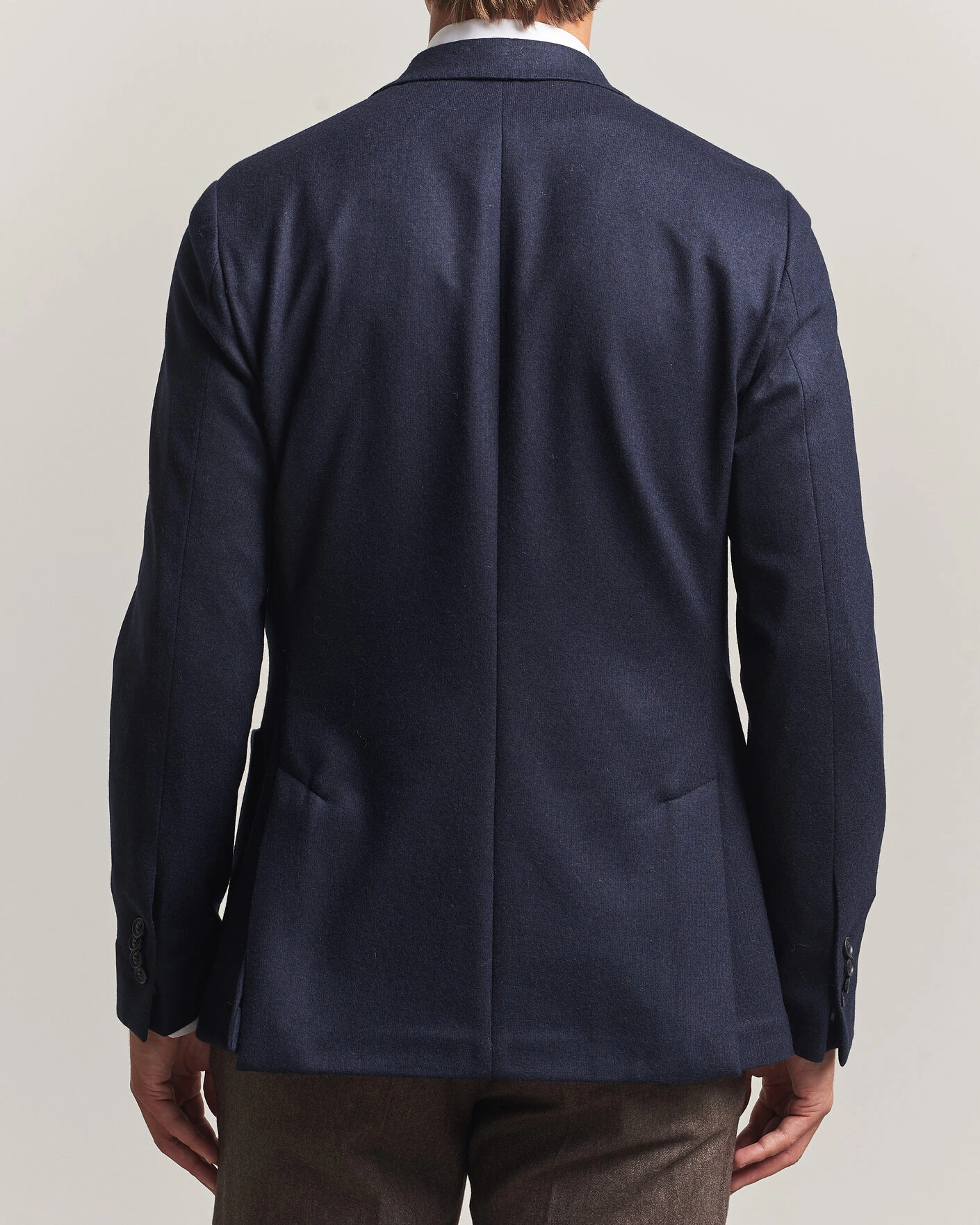 Herr | Kavajer | Morris | Wool Jersey Blazer Navy