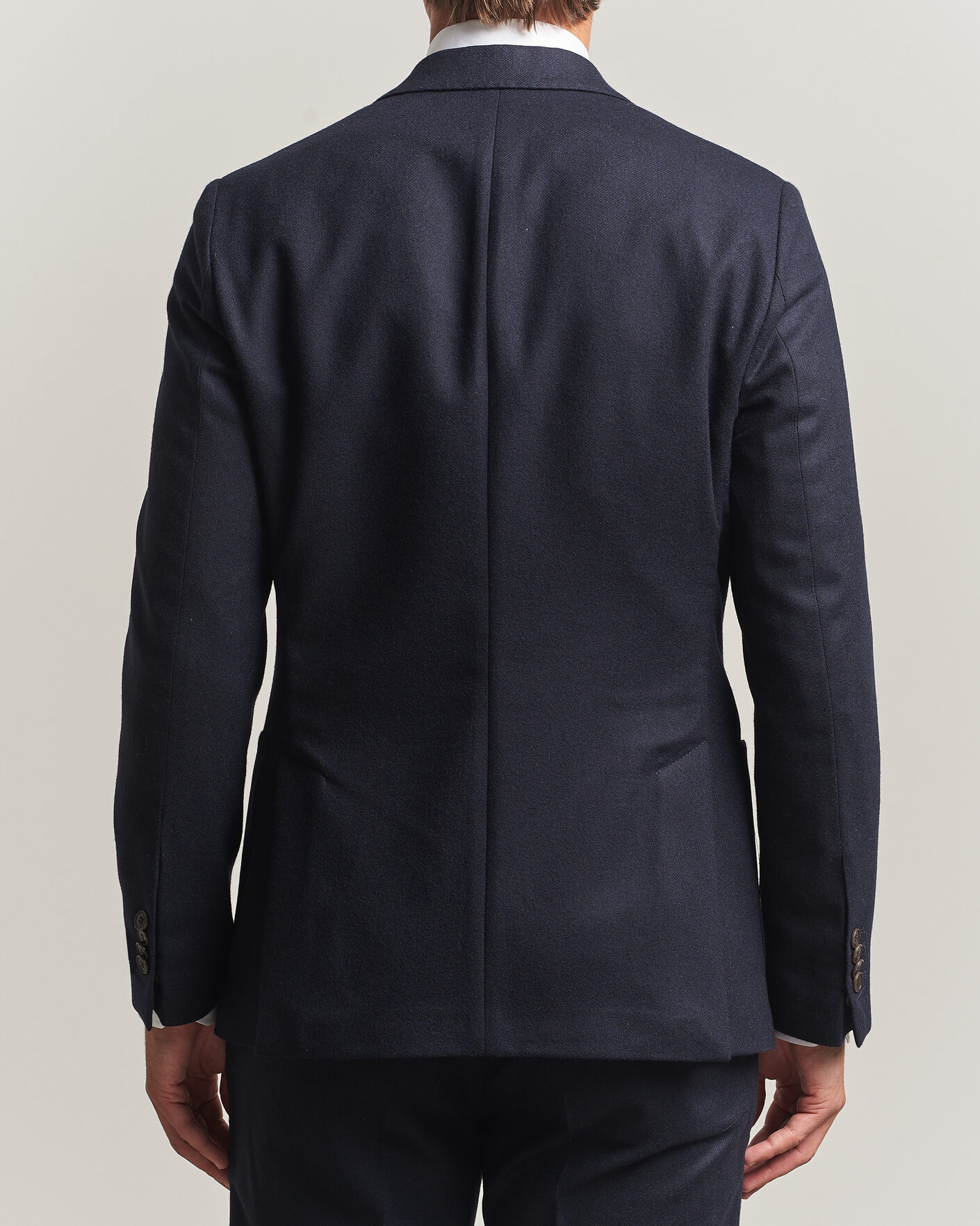 Herr | Kavajer | Morris | Flannel Suit Blazer Navy