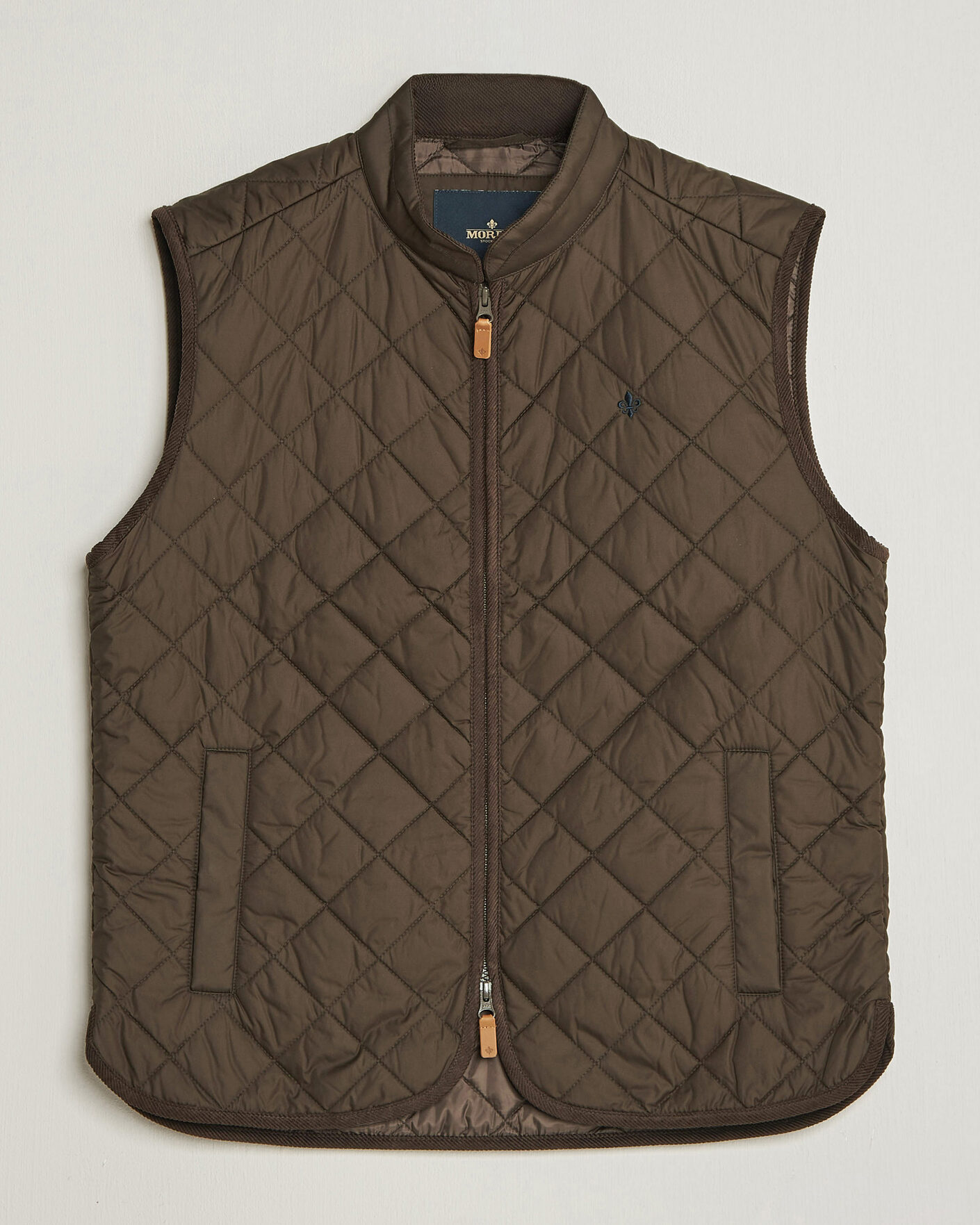Herr | Västar | Morris | Teddy Quilted Vest Brown