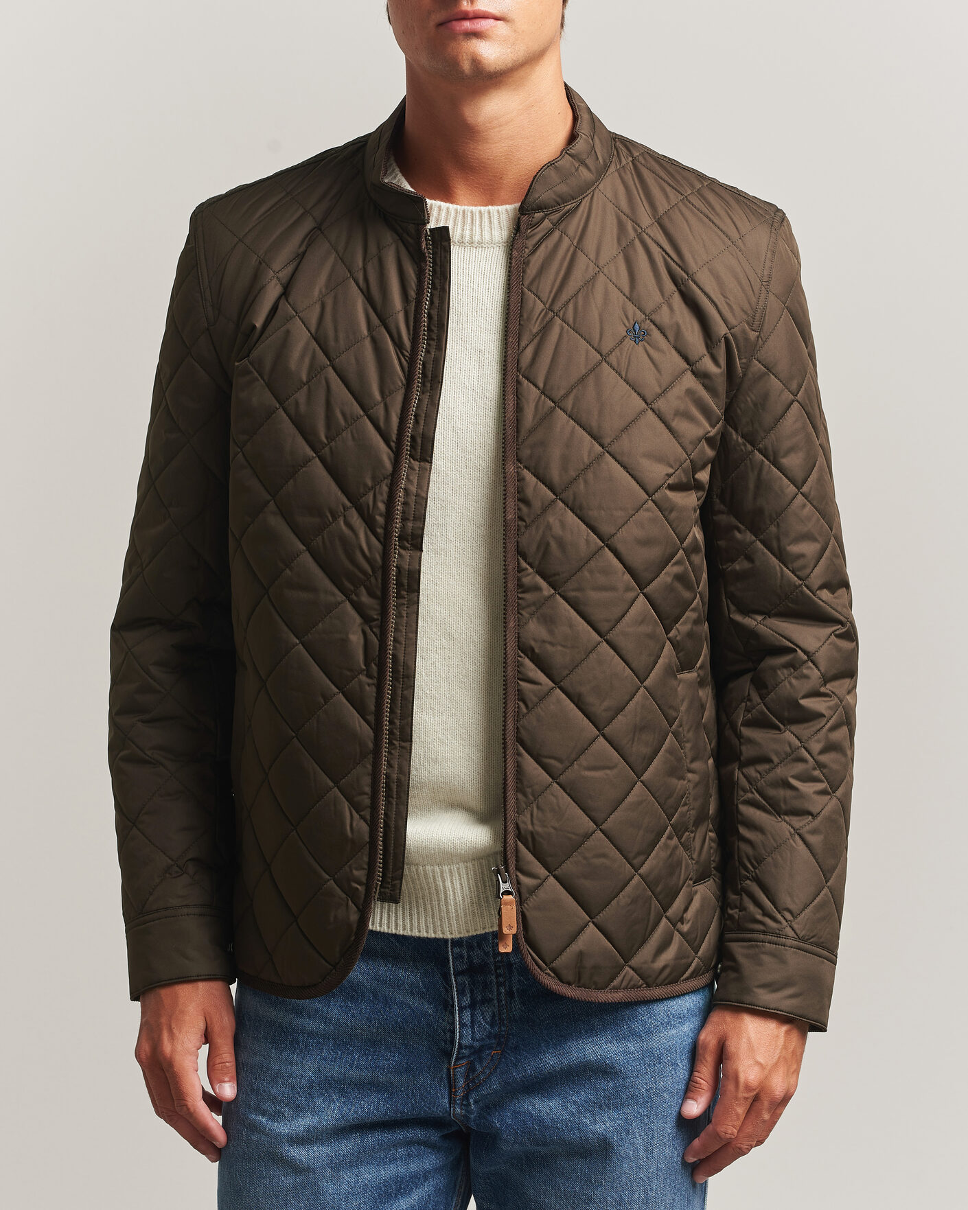 Herr | Jackor | Morris | Teddy Quilted Jacket Brown