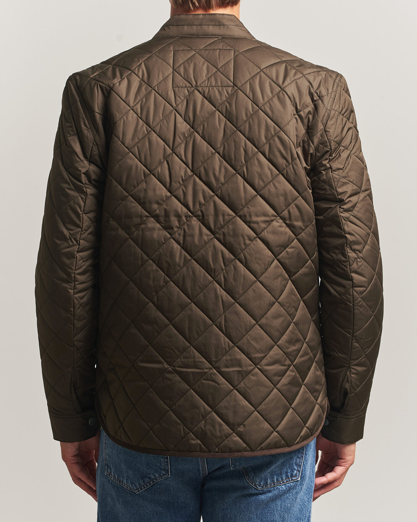 Herr | Jackor | Morris | Teddy Quilted Jacket Brown