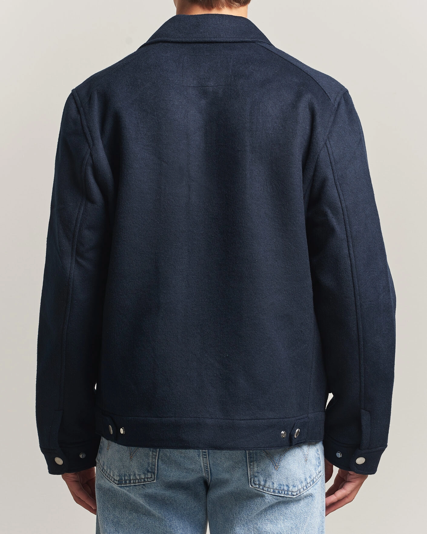 Herr | Jackor | Morris | Wallace Wool Jacket Blue