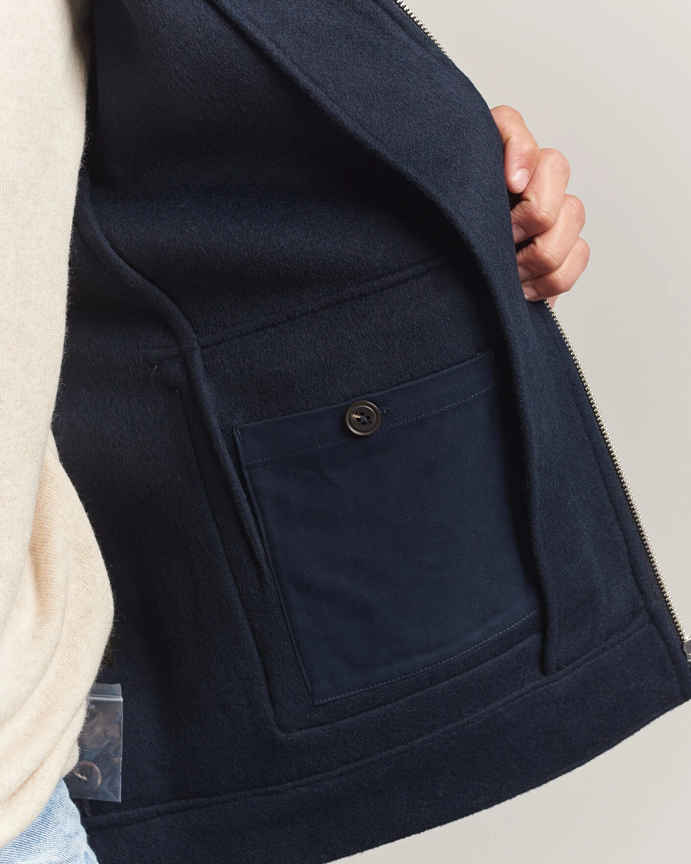 Herr | Jackor | Morris | Wallace Wool Jacket Blue