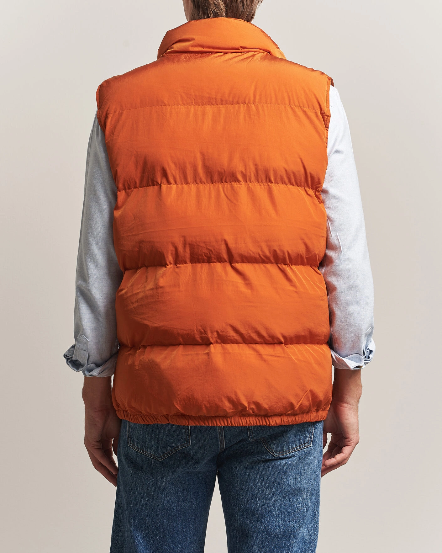 Herr | Västar | Morris | Lennox Puffer Vest Orange