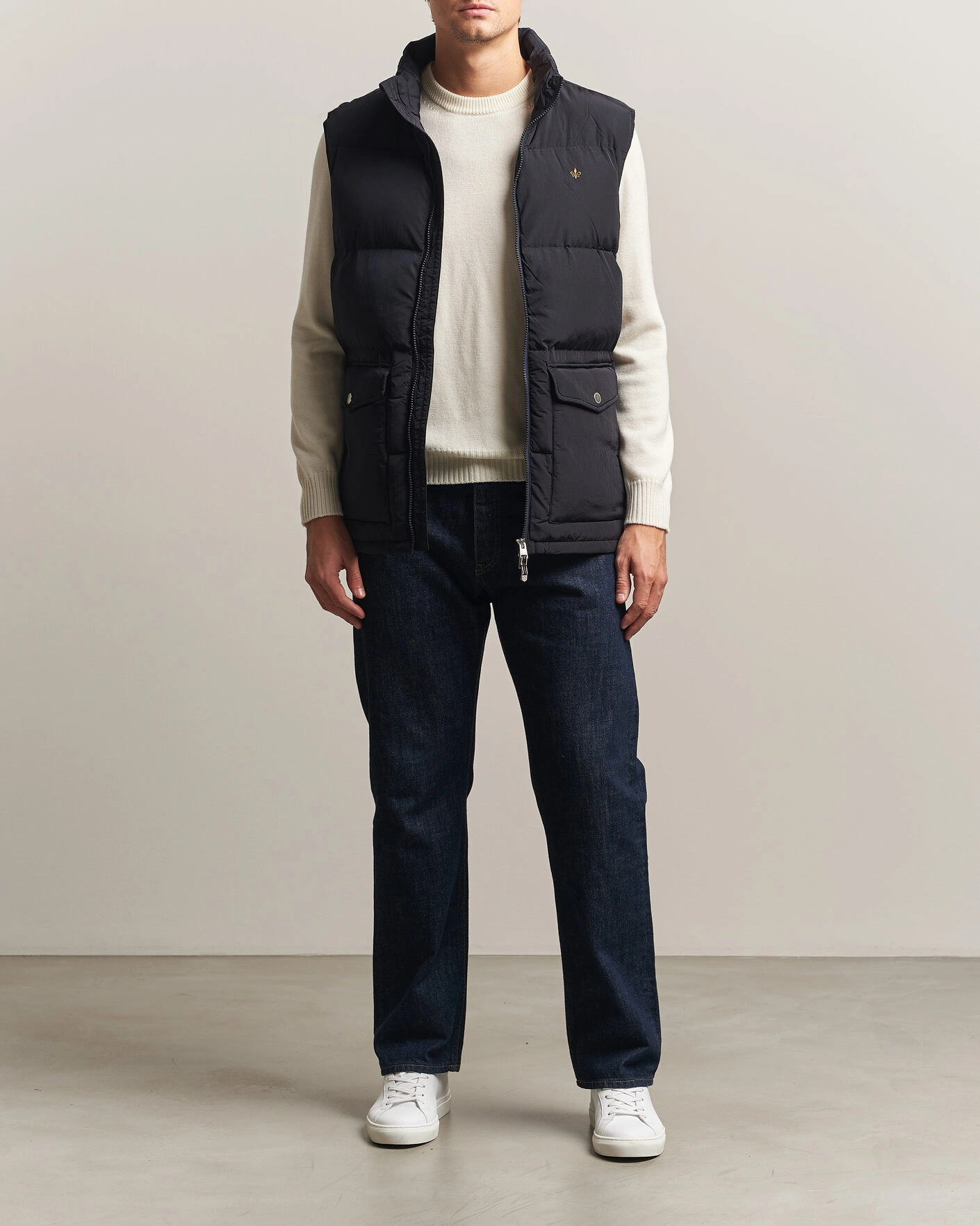 Herr | Västar | Morris | Lennox Puffer Vest Blue