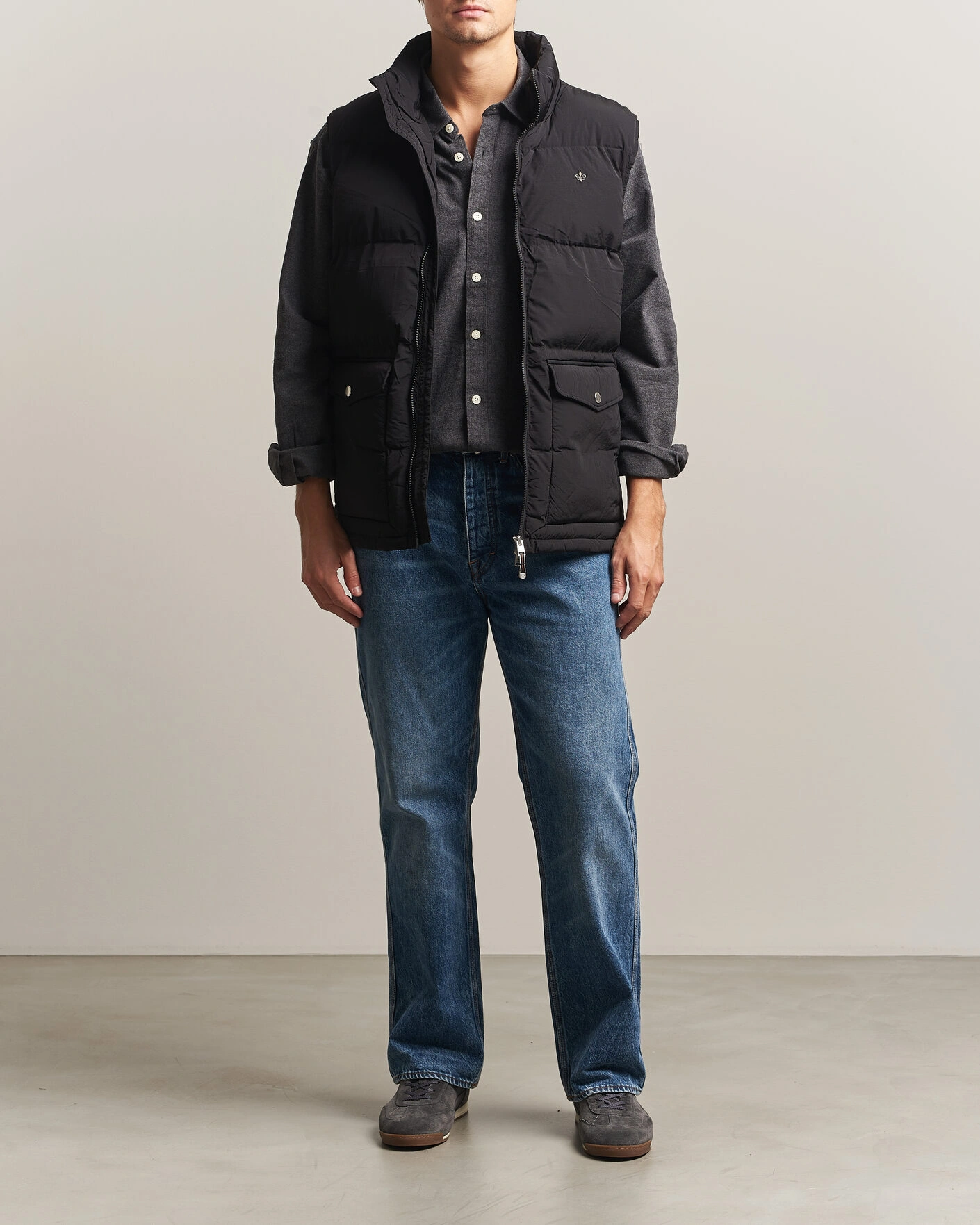 Herr | Västar | Morris | Lennox Puffer Vest Black