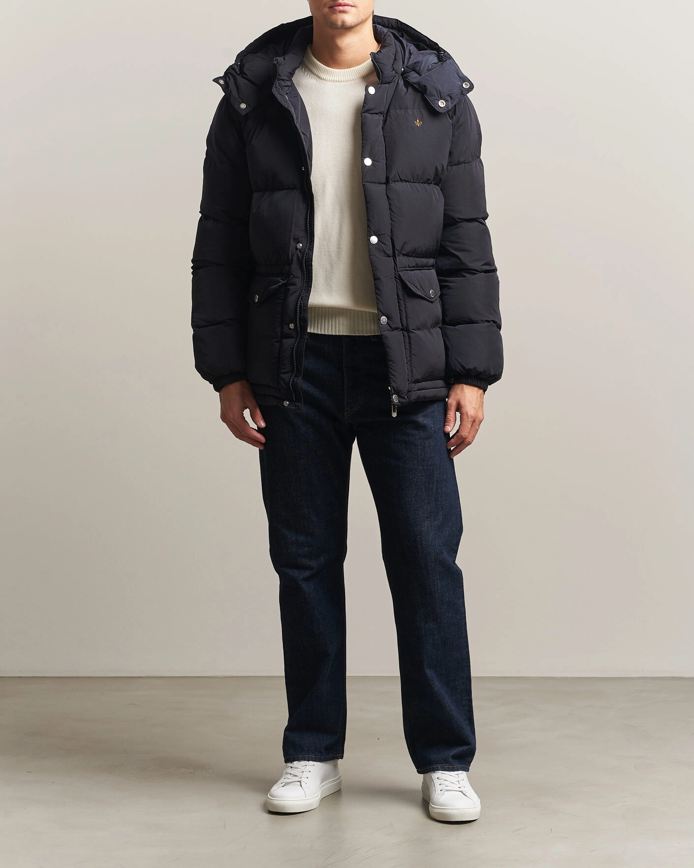 Herr | Jackor | Morris | Lennox Puffer Jacket Blue