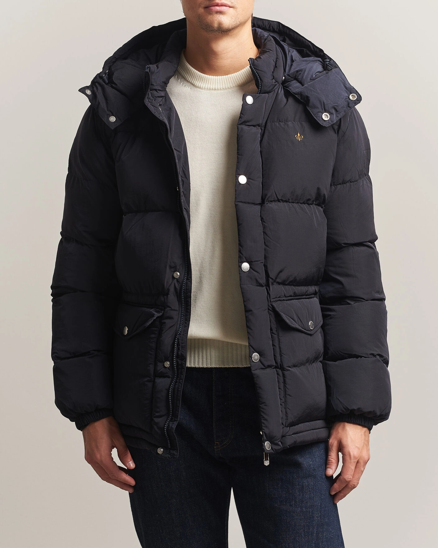 Herr | Jackor | Morris | Lennox Puffer Jacket Blue