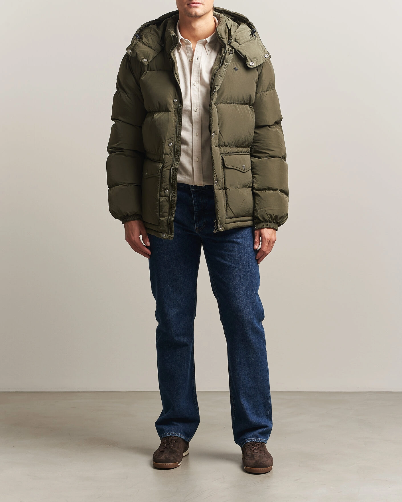 Herr | Jackor | Morris | Lennox Puffer Jacket Olive