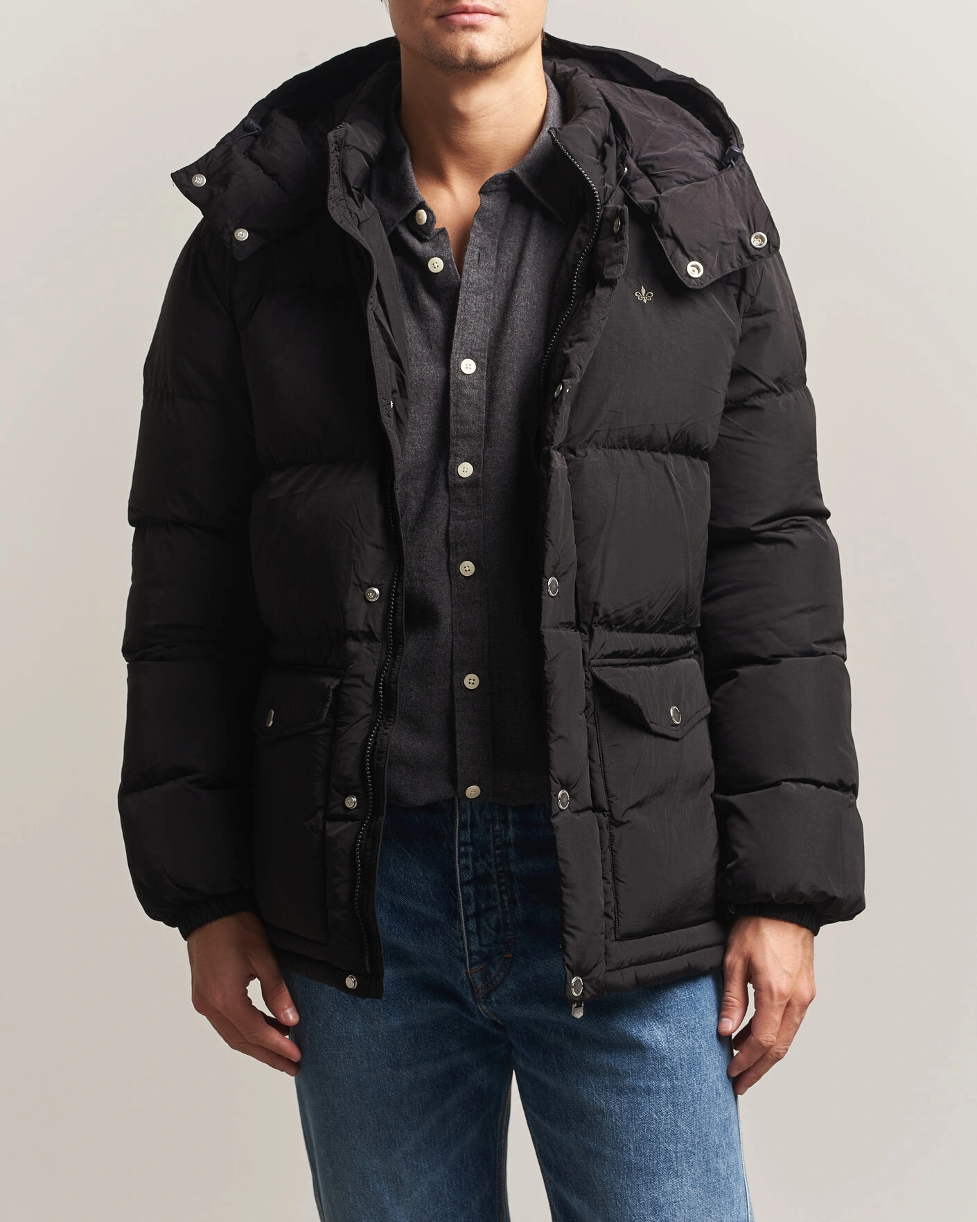 Herr | Jackor | Morris | Lennox Puffer Jacket Black
