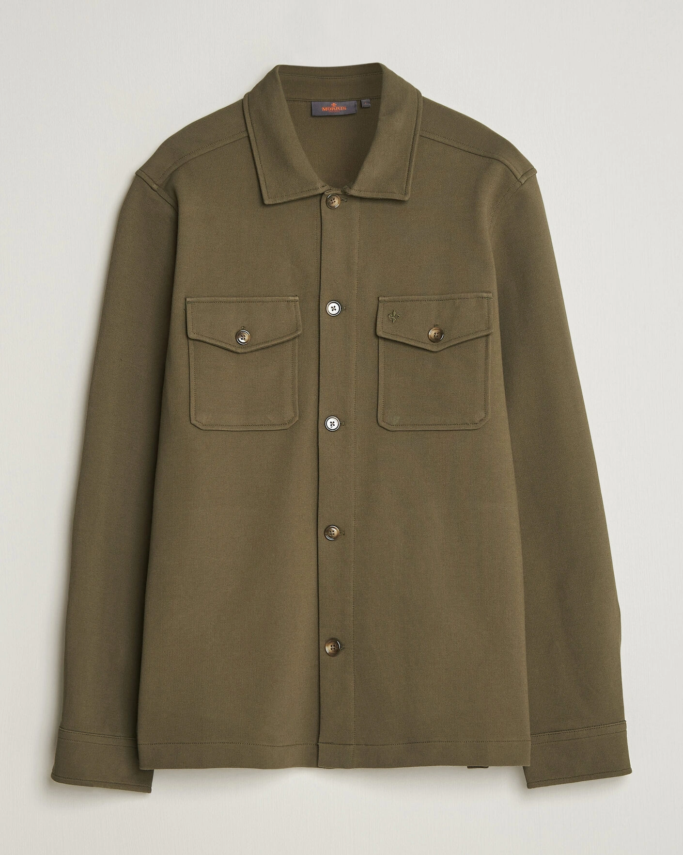 Herr | Skjortor | Morris | Andrew Jersey Overshirt Olive