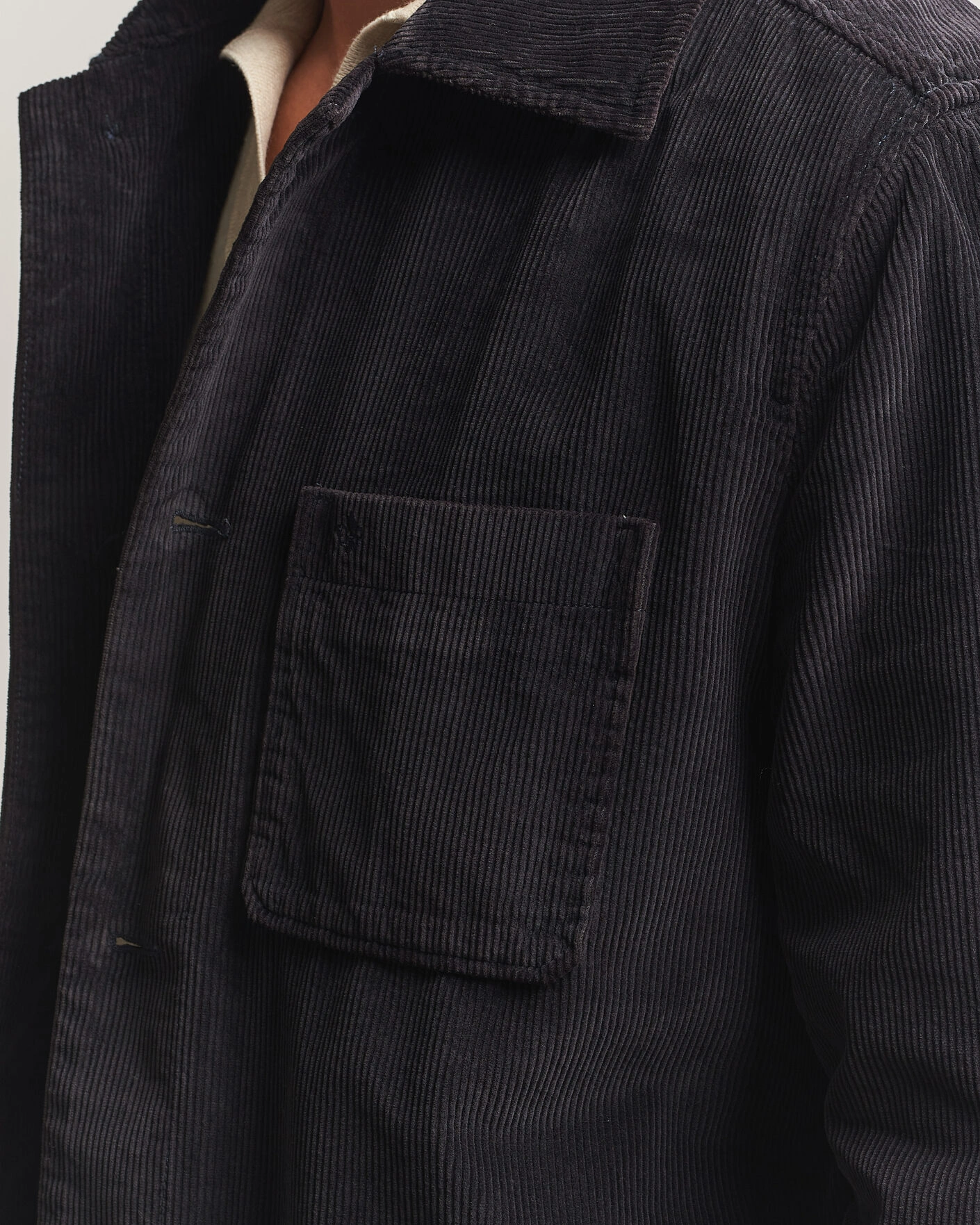 Herr | Skjortor | Morris | Fenix Cord Shirt Jacket Blue
