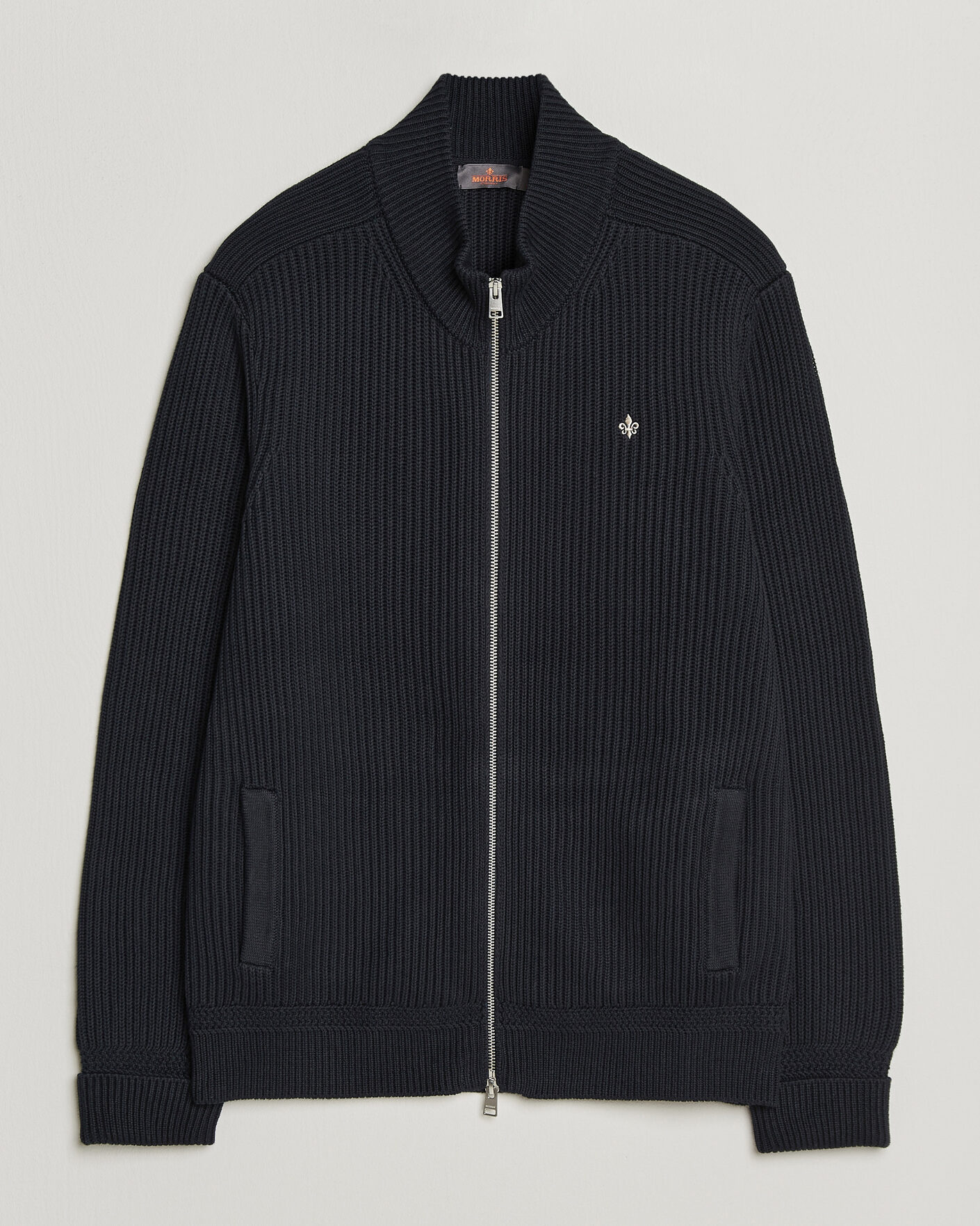Herr | Tröjor | Morris | Duncan Zip Cardigan Old Blue