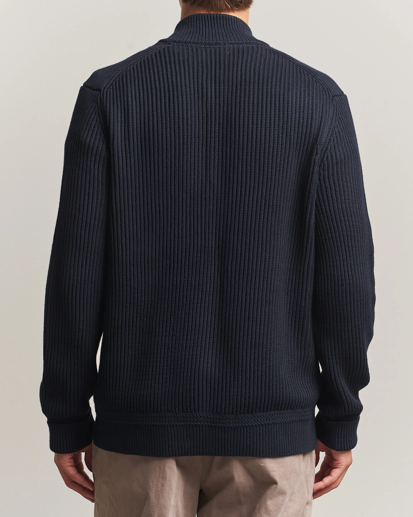 Herr | Tröjor | Morris | Duncan Zip Cardigan Old Blue