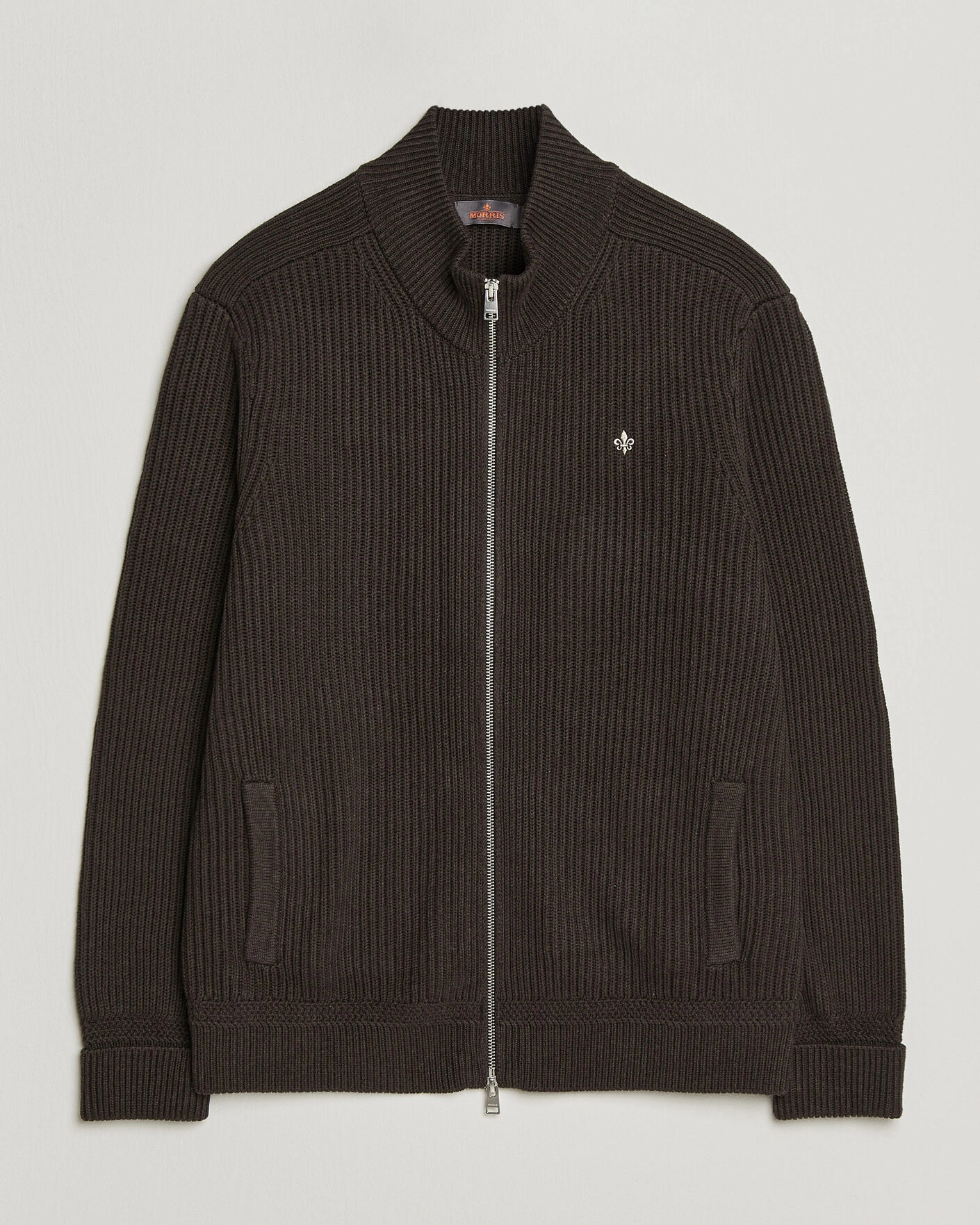 Herr | Tröjor | Morris | Duncan Zip Cardigan Brown