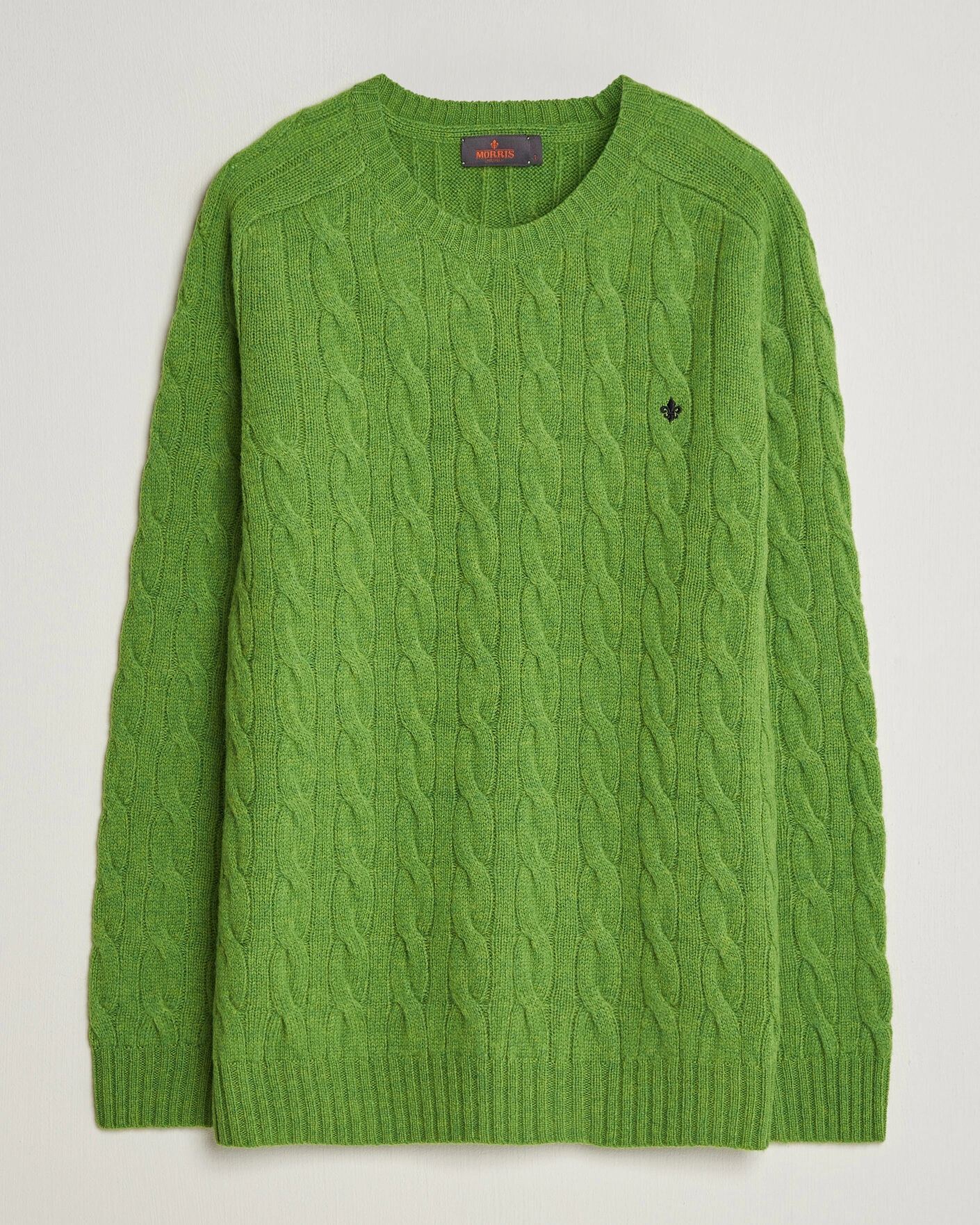Herr | Tröjor | Morris | Archard Cable Sweater Green
