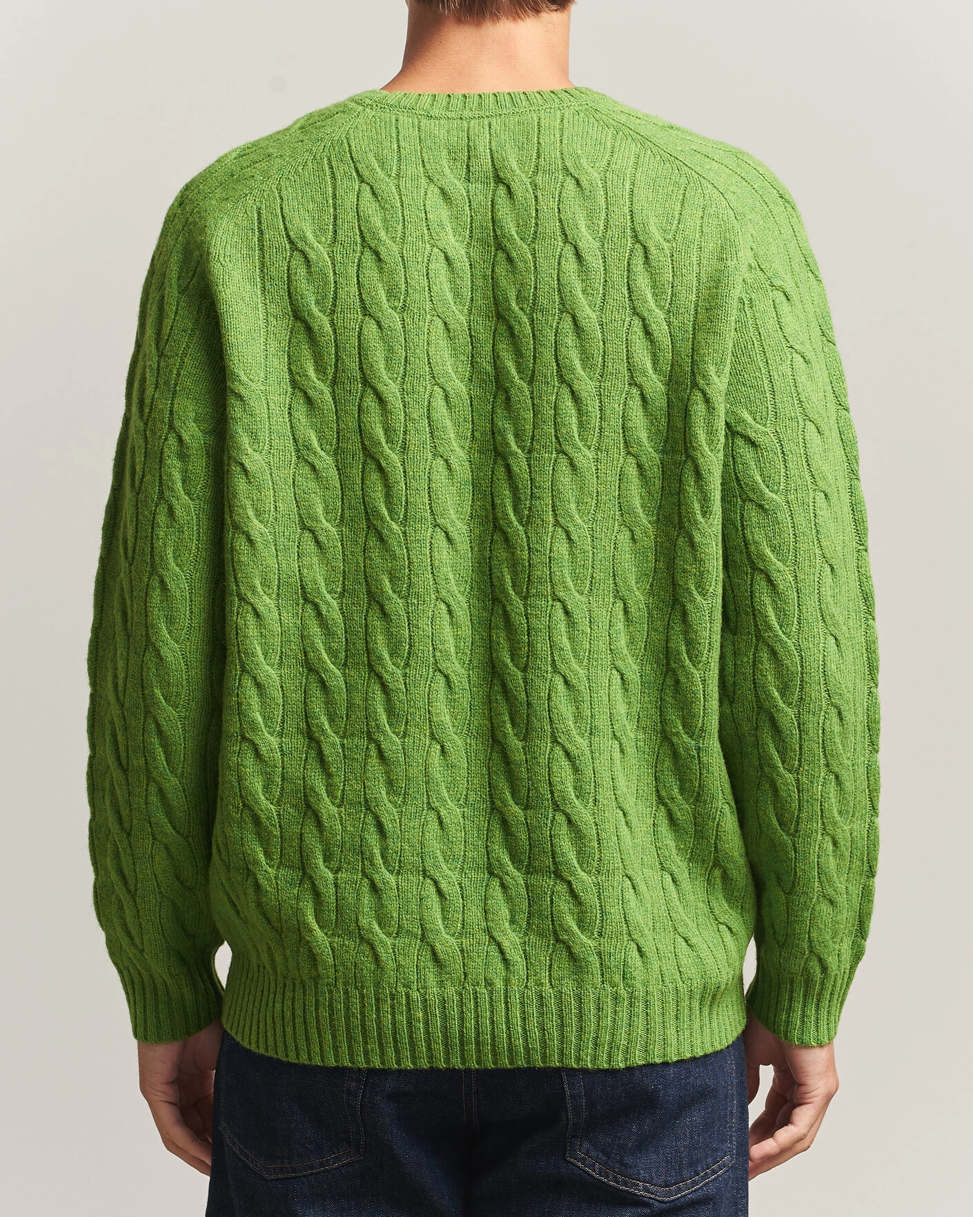 Herr | Tröjor | Morris | Archard Cable Sweater Green