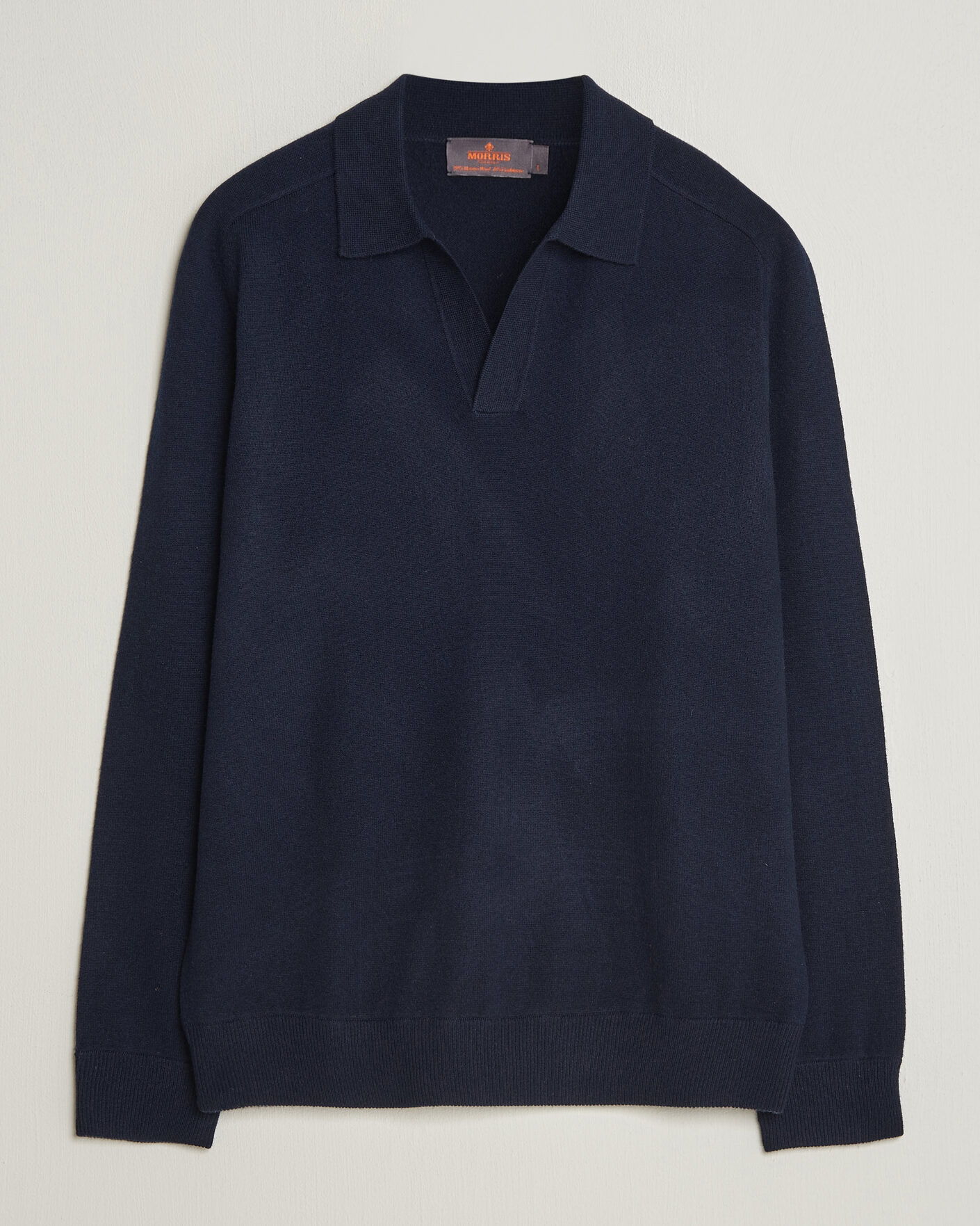 Herr | Tröjor | Morris | Wilfred Cashmere Resort Polo Navy