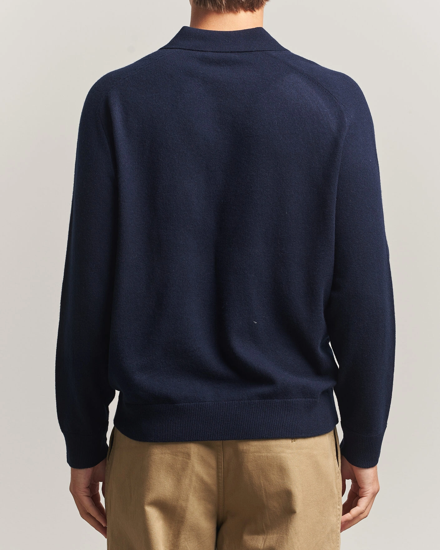 Herr | Tröjor | Morris | Wilfred Cashmere Resort Polo Navy
