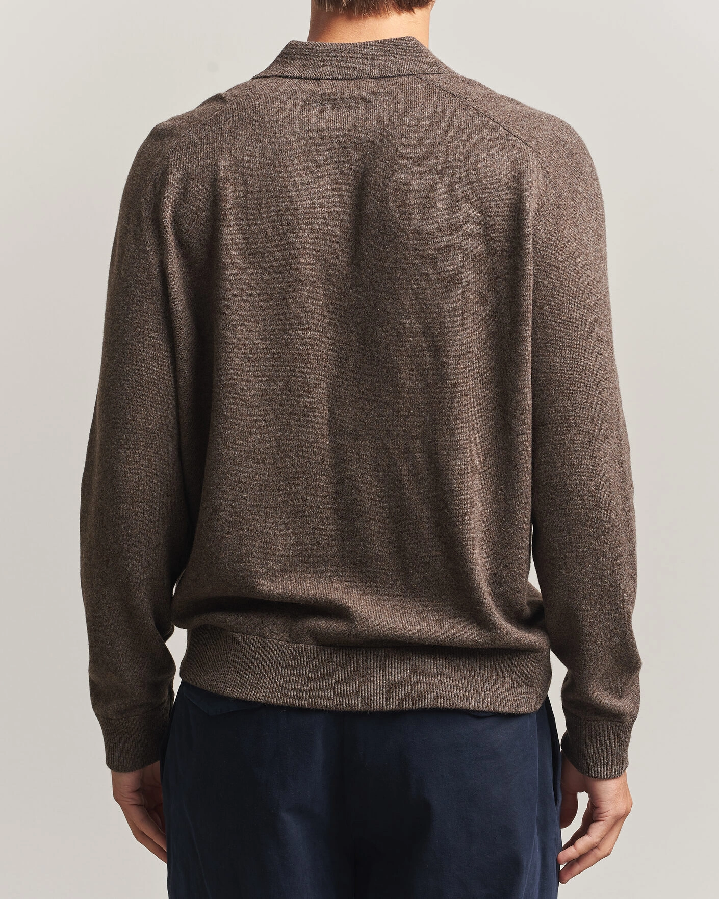 Herr | Tröjor | Morris | Wilfred Cashmere Resort Polo Brown