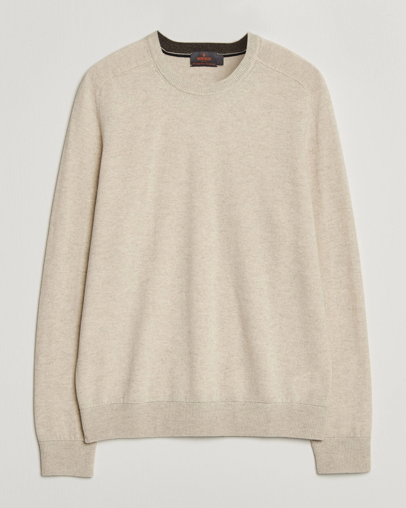 Herr | Tröjor | Morris | Wilfred Cashmere O-Neck Off White