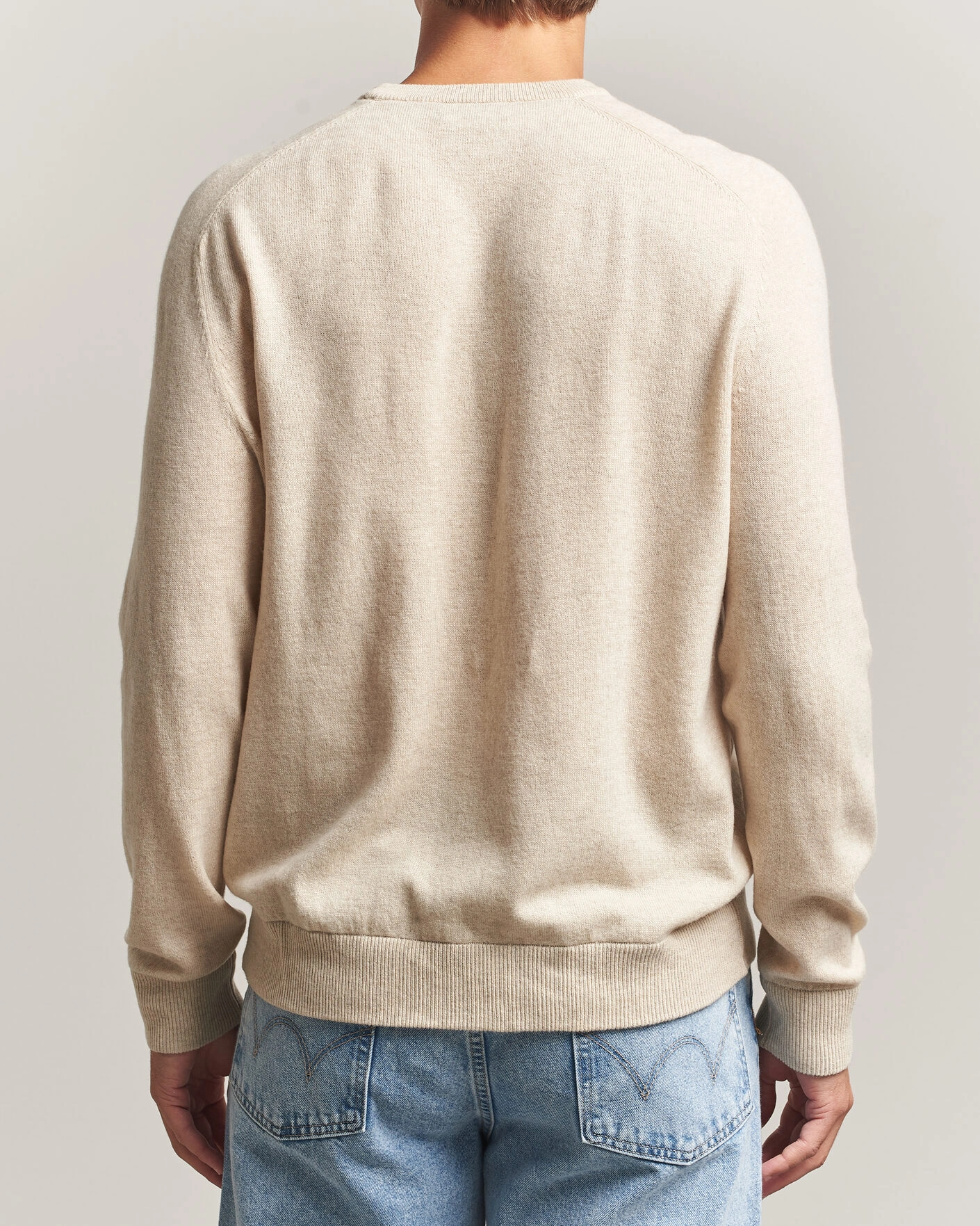 Herr | Tröjor | Morris | Wilfred Cashmere O-Neck Off White